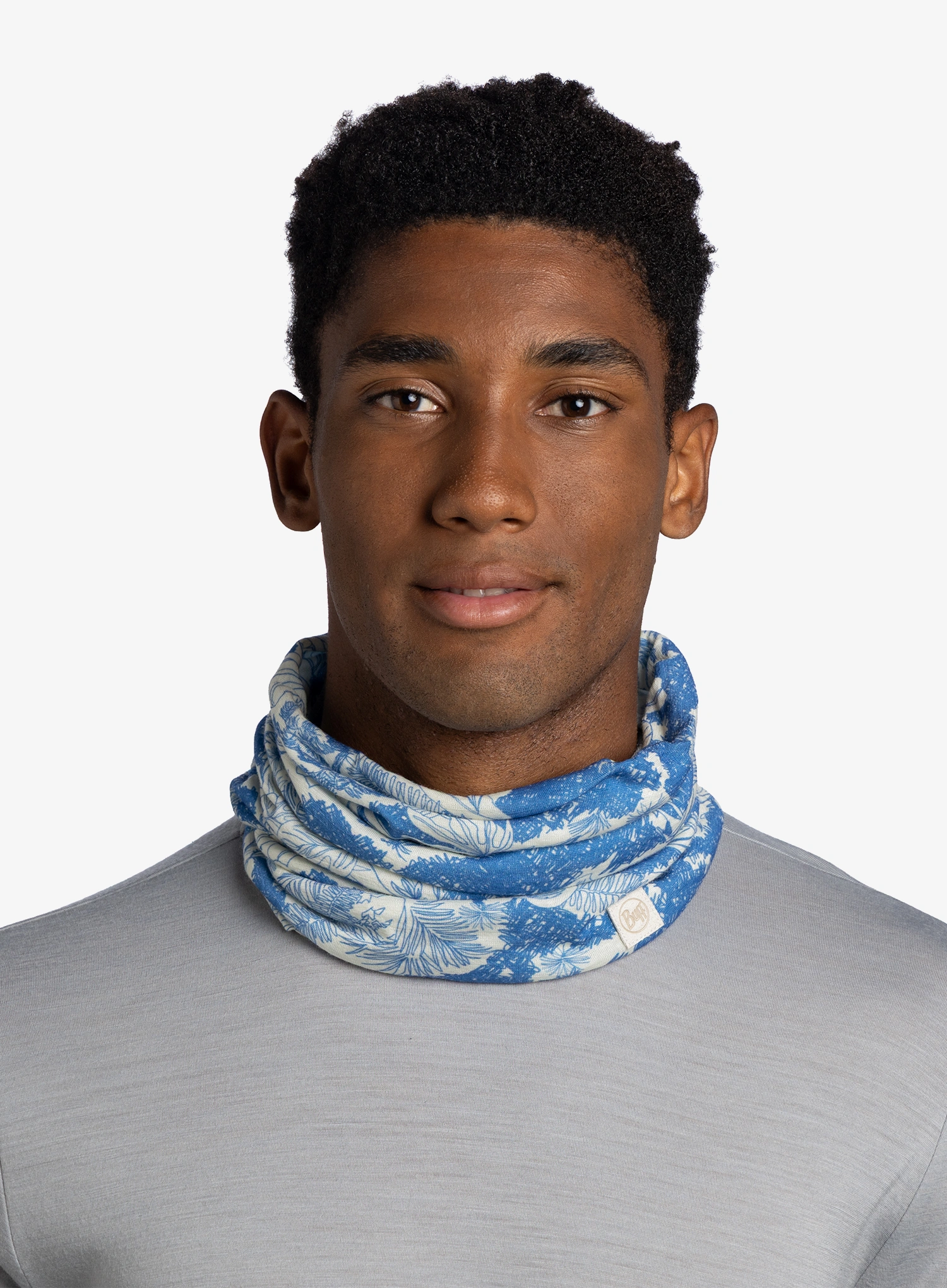 Multifunkčná šatka Buff Merino Lightweight Digital Prints - loer blue