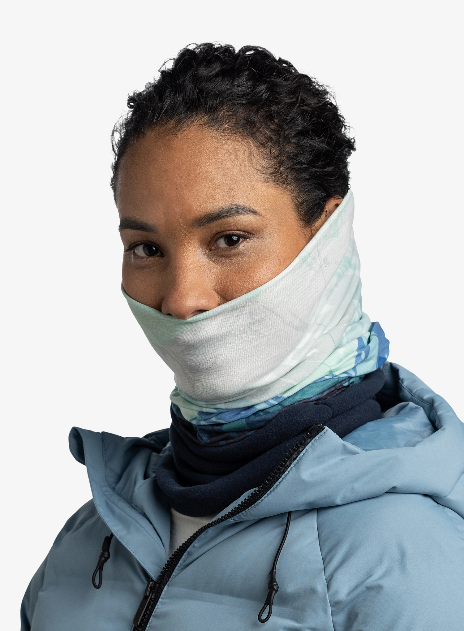 Multifunkčná šatka Buff Polar - dryen blue