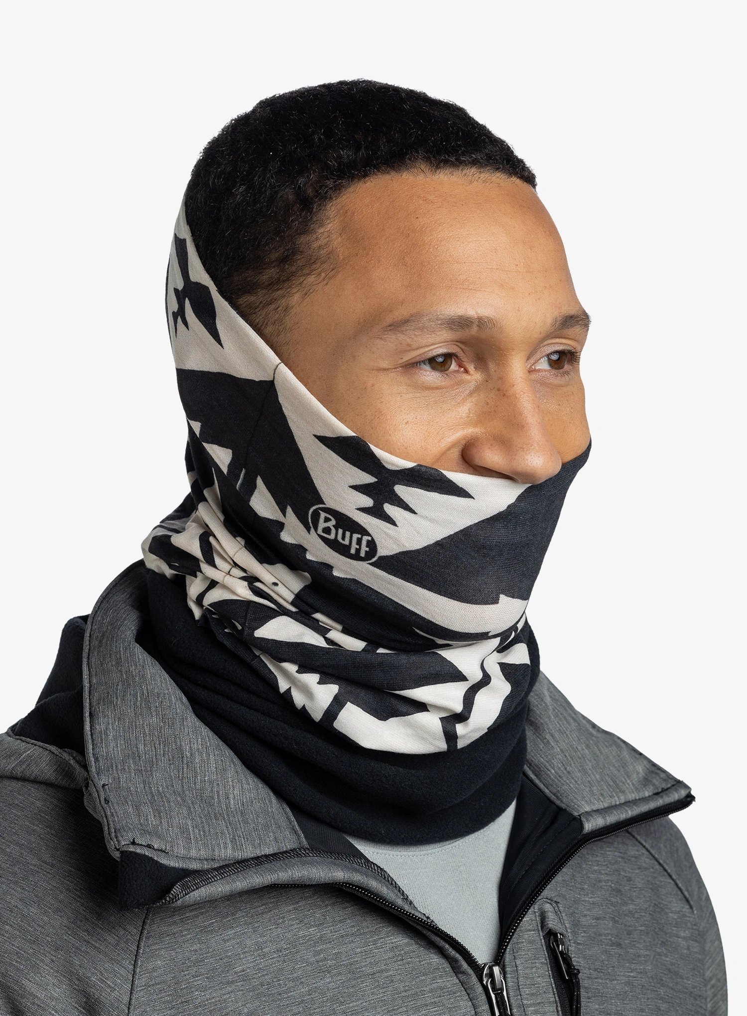 Multifunkčná šatka Buff Polar - skar black