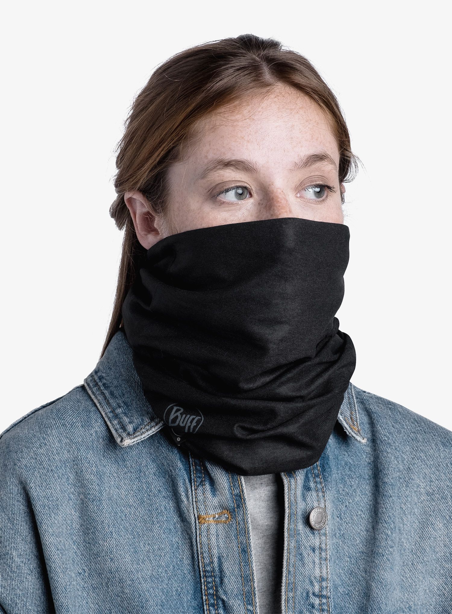 Multifunkčná šatka Buff Reversible Polar - solid black