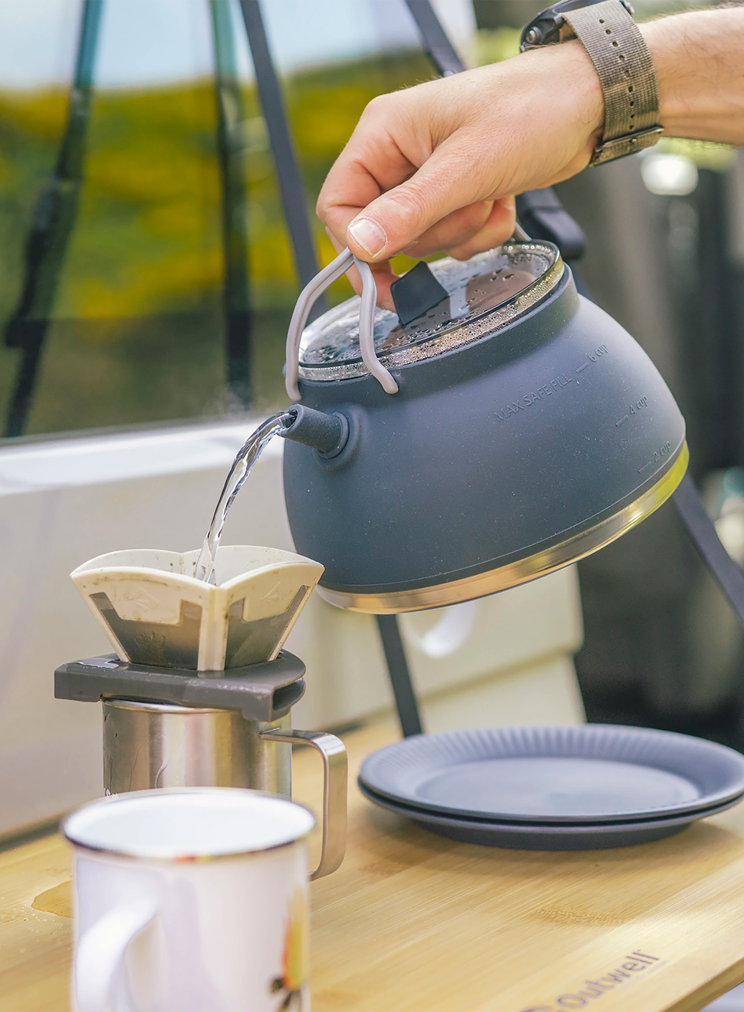 Kanvica Outwell Collaps Tea Time Kettle 1.5 L
