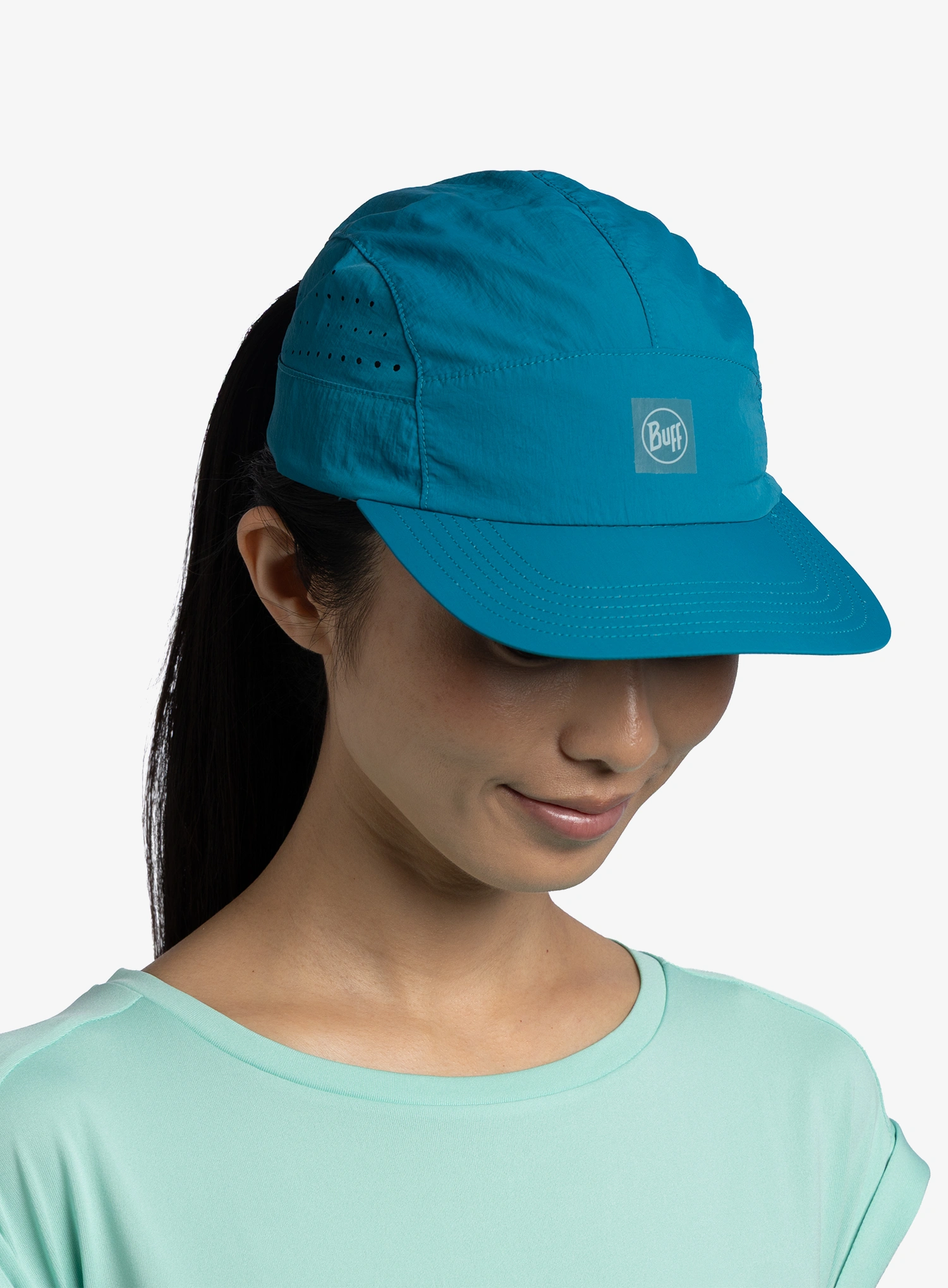 Bežecká čiapka Buff Speed Cap - solid teal 