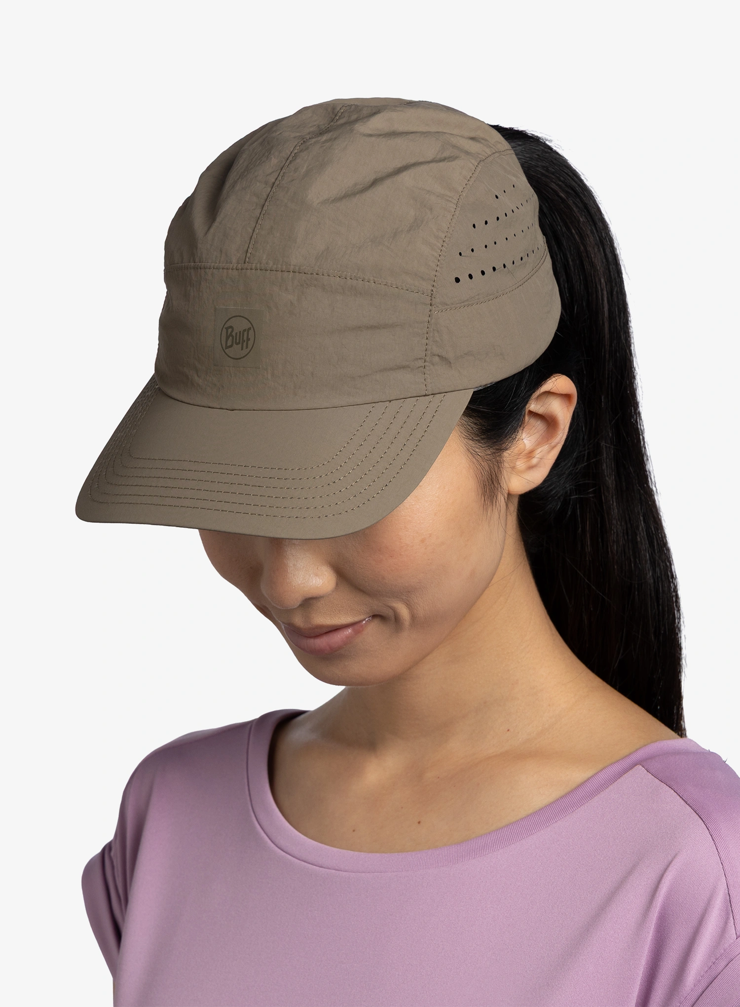 Bežecká čiapka Buff Speed Cap - solid tundra khaki