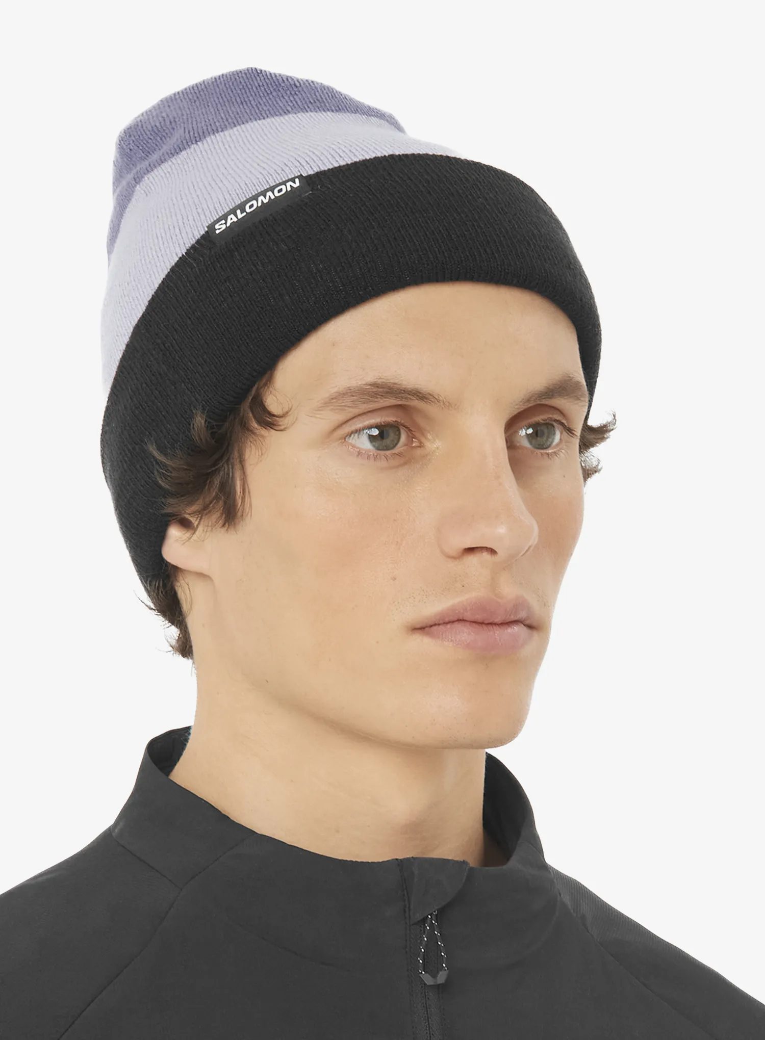 Čiapka Salomon Flatspin Reversible Beani - black/cosmic sky/blue granite