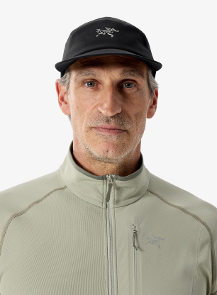 Šiltovka Arcteryx Gamma 5 Panel Cap - black/arctic silk