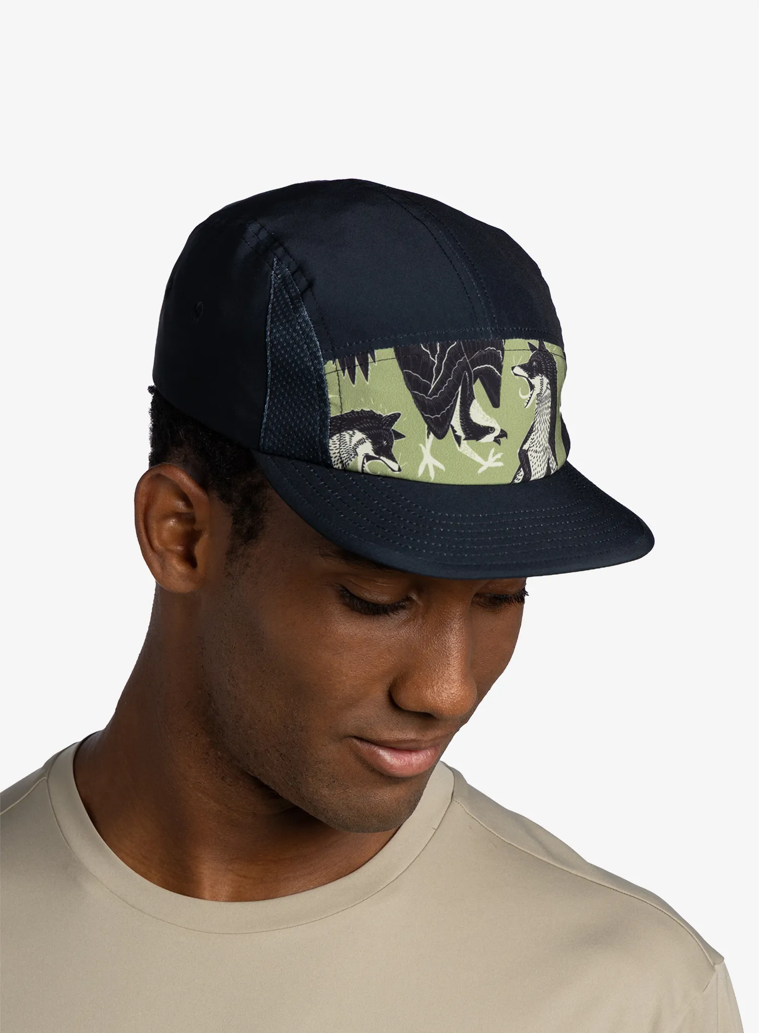Šiltovka Buff 5 Panel go Cap - rub chomp black