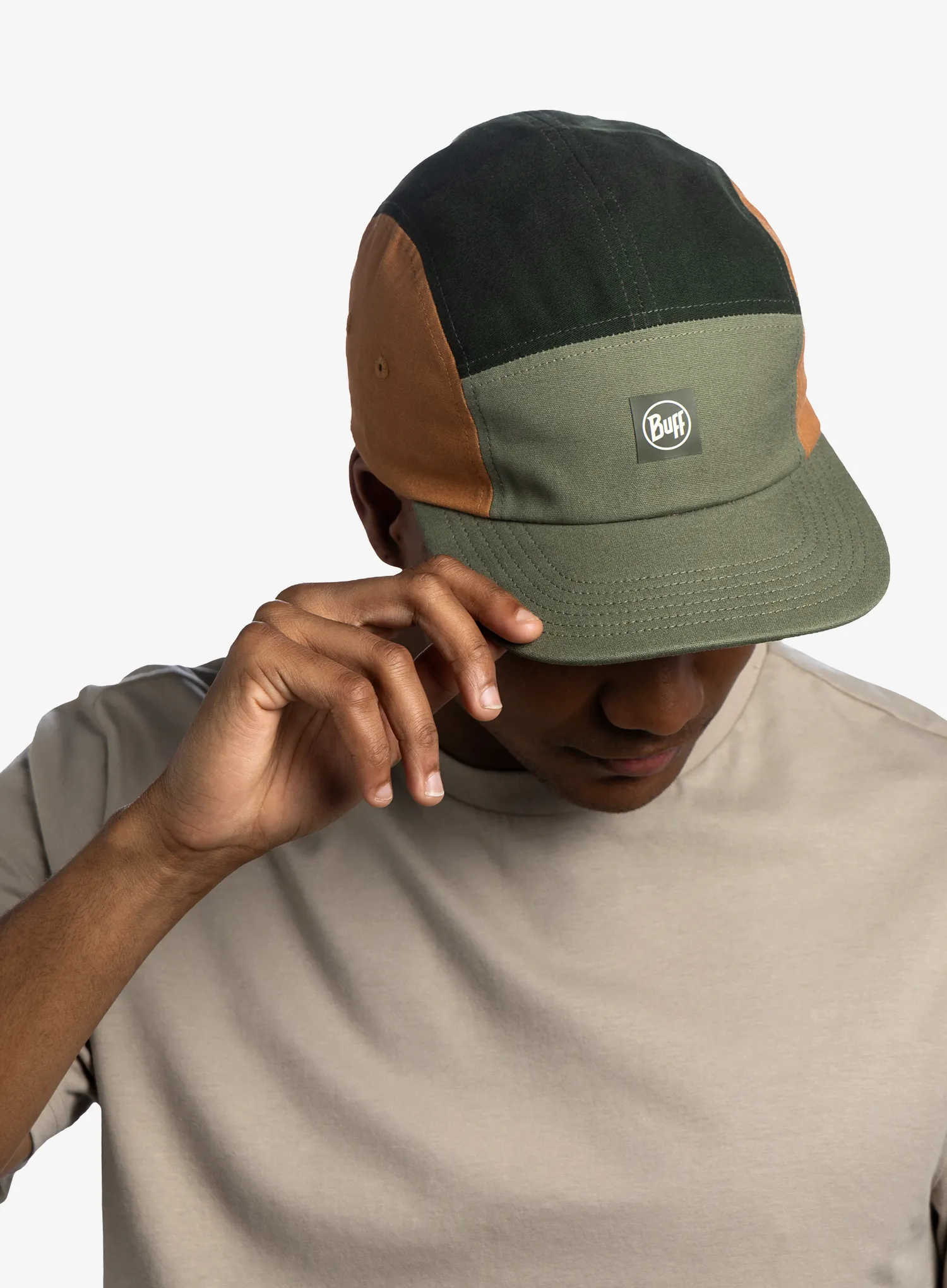 Šiltovka Buff 5 Panel Venture Cap - allvin khaki