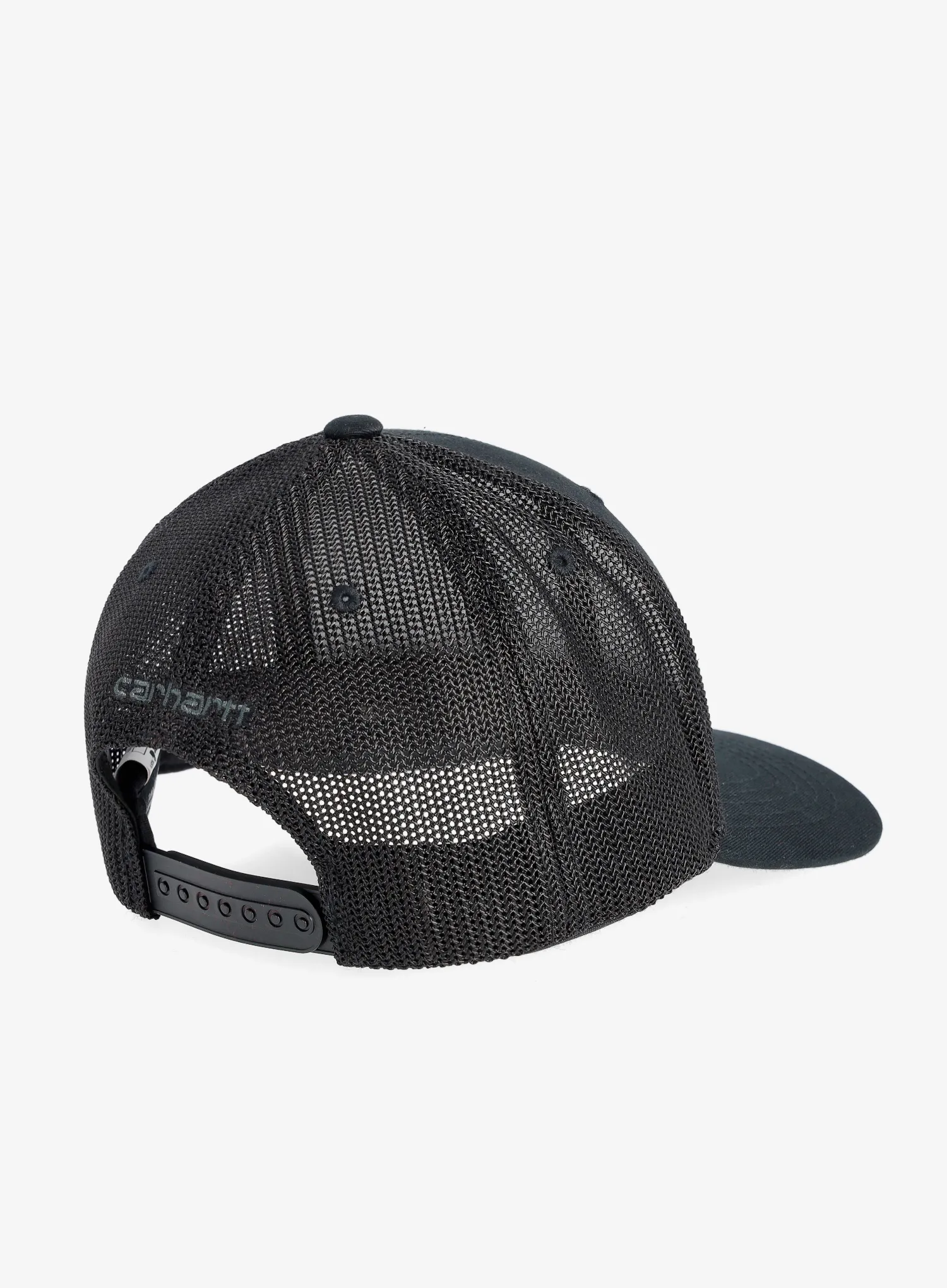 Šiltovka Carhartt Twill Mesh-Back Logo Patch Cap - black