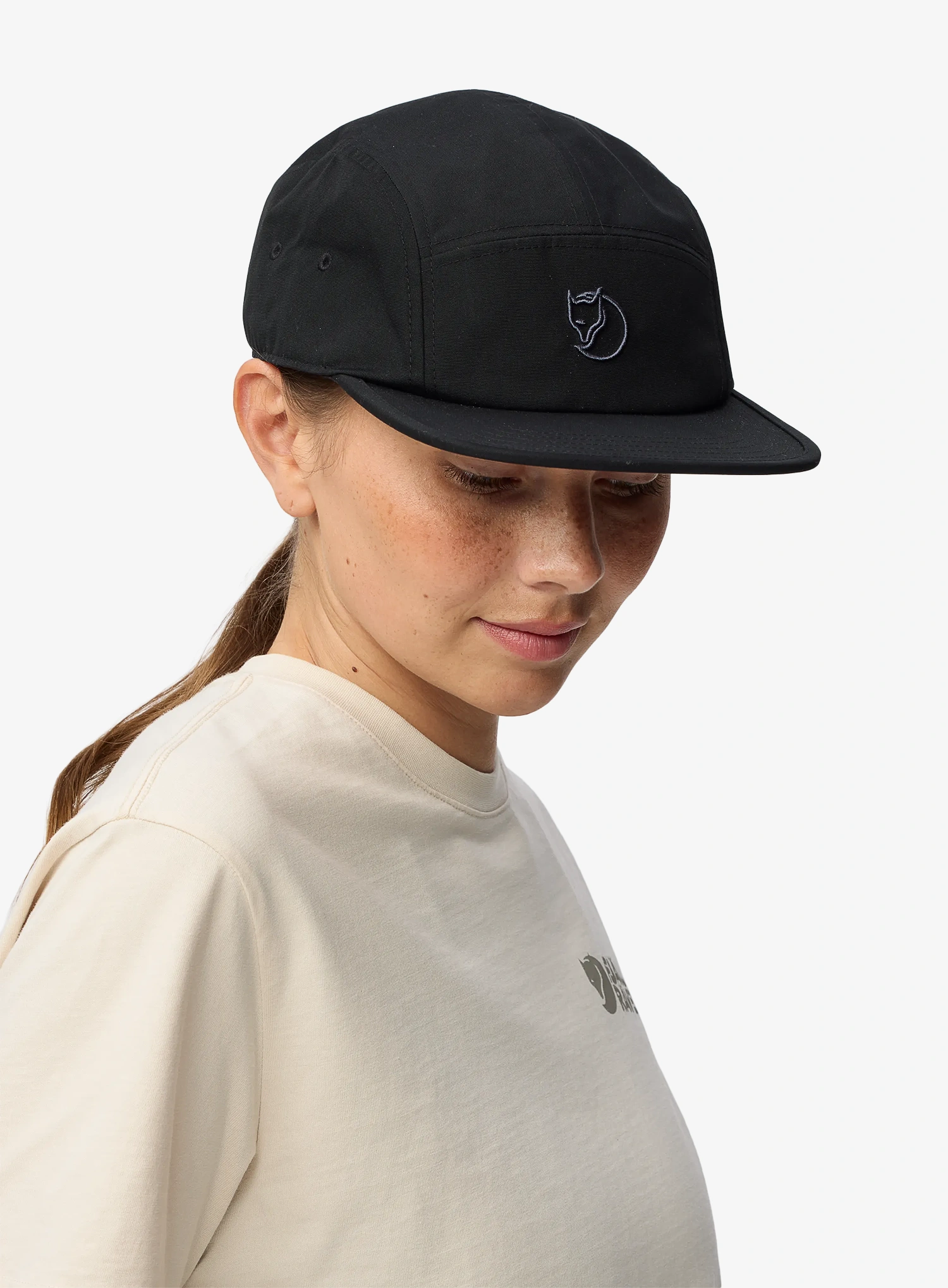 Šiltovka Fjallraven Fjallraven Flat Brim Cap - black