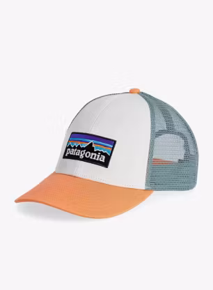 PatagoniaP_6LogoLoProTruckerHat_whitew_peachsherbet_484.webp