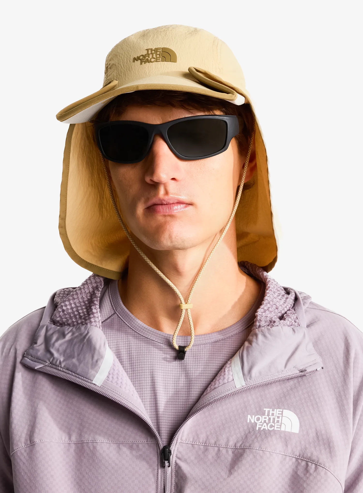 Šiltovka The North Face Class V Convertible Sunshield - khaki stone/cedar