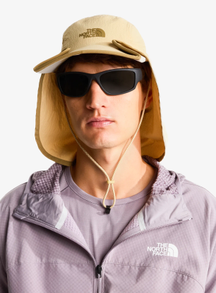 Šiltovka The North Face Class V Convertible Sunshield - khaki stone/cedar