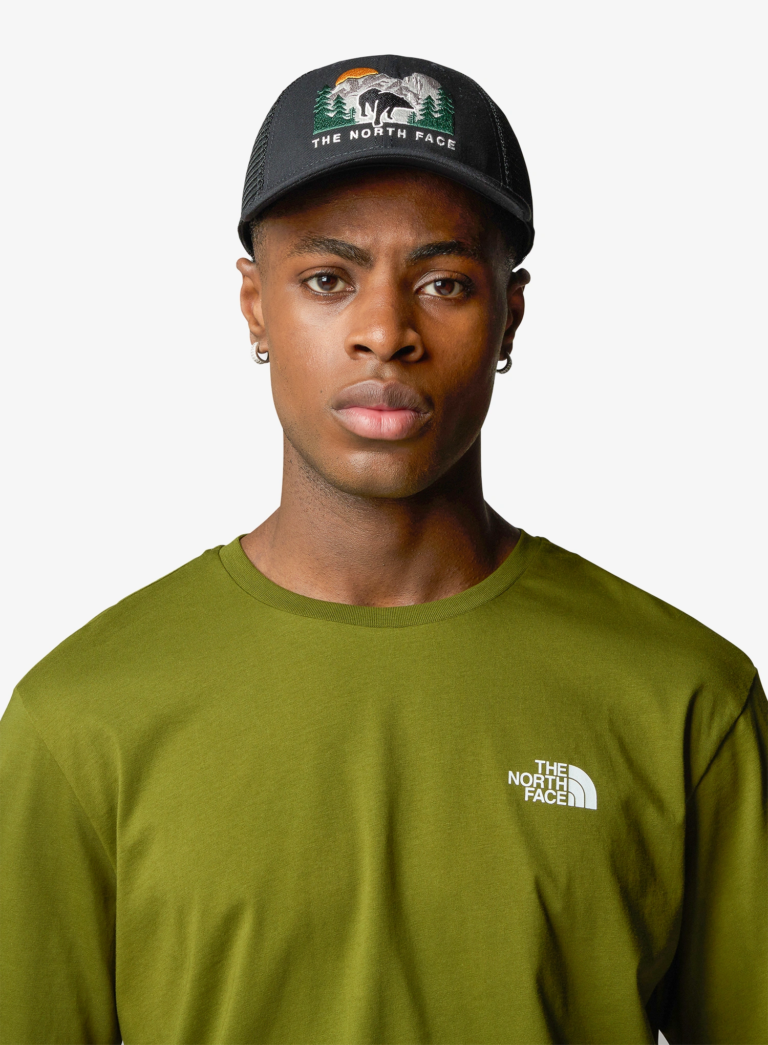 Šiltovka The North Face Embroidered Mudder Trucker - tnf black/tnf black