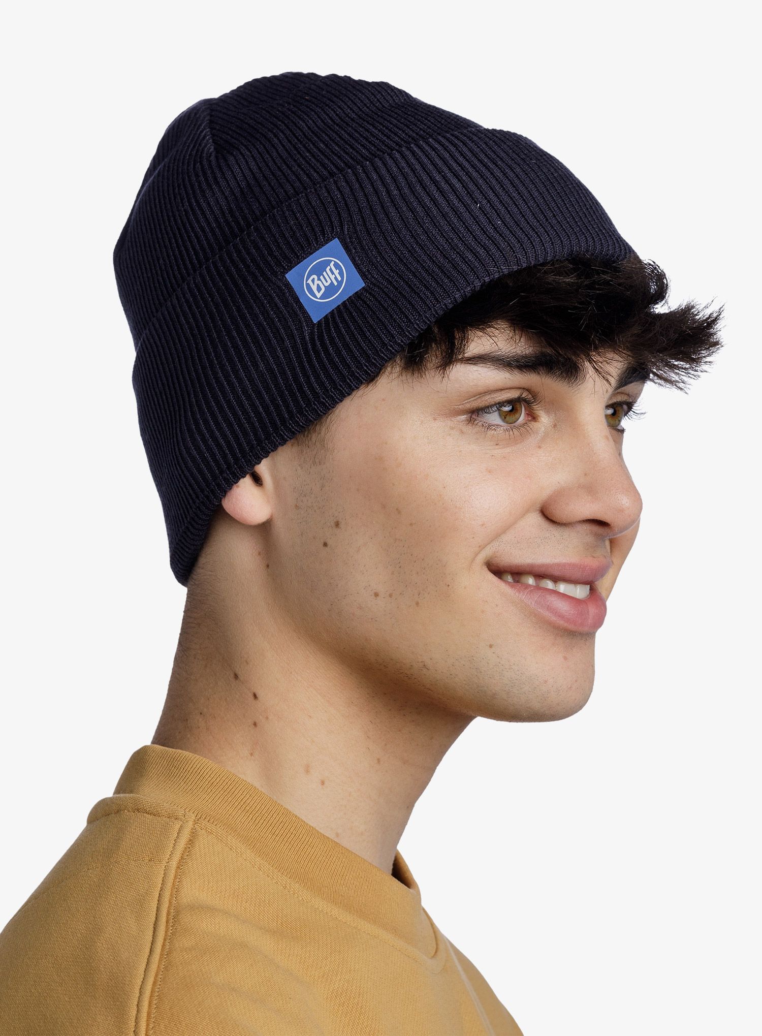 Zimná čiapka Buff Crossknit Beanie - night blue