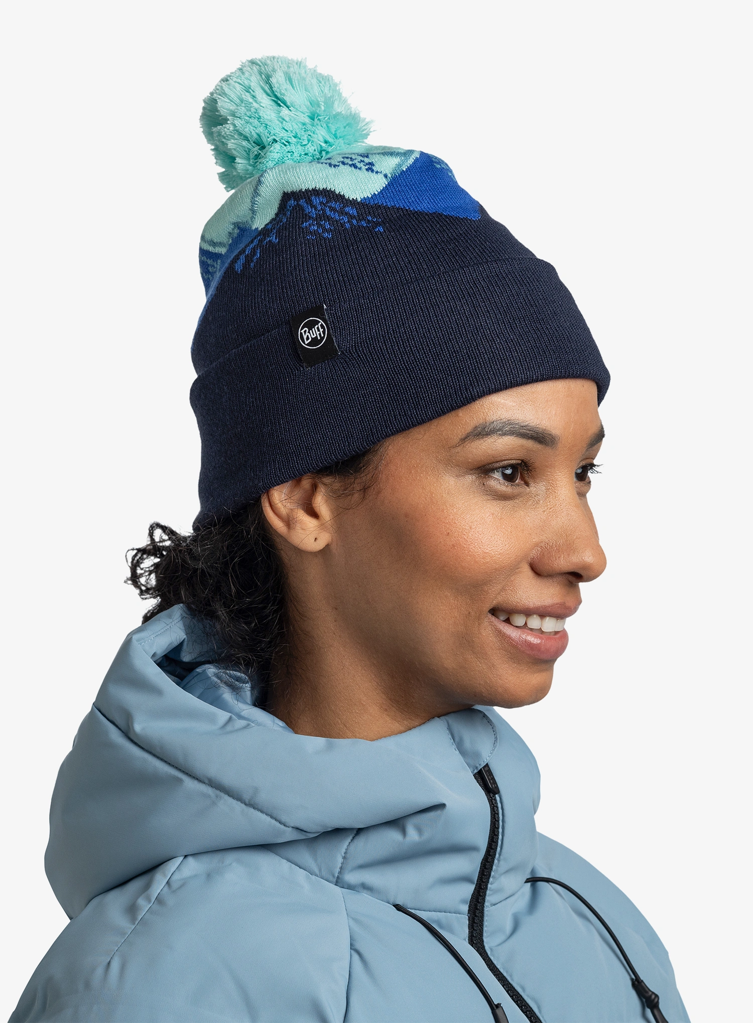 Zimná čiapka Buff Tatik - night blue