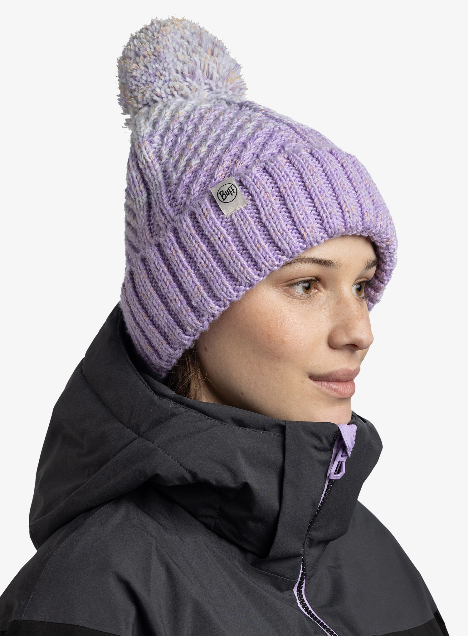 Dámska zimná čiapka Buff Akna - grape ice