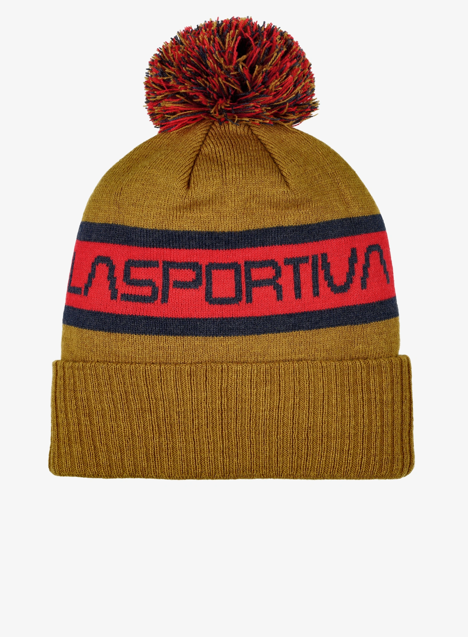 Zimná čiapka La Sportiva Orbit Beanie - savana/mountain red