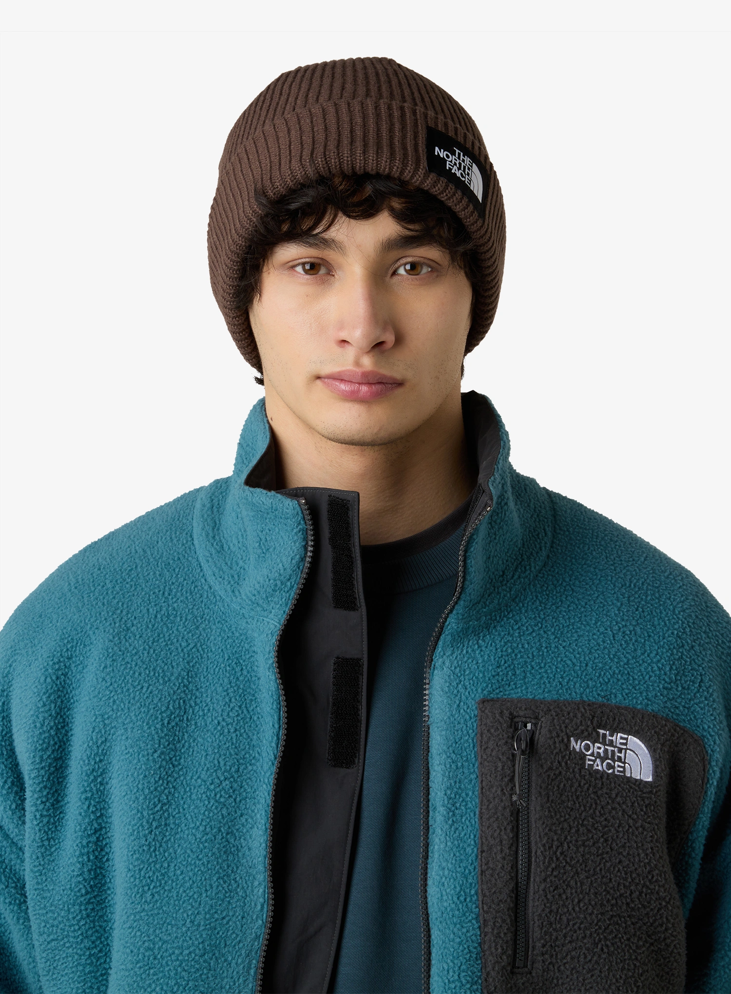 Zimná čiapka The North Face Salty Lined Beanie - smokey brown