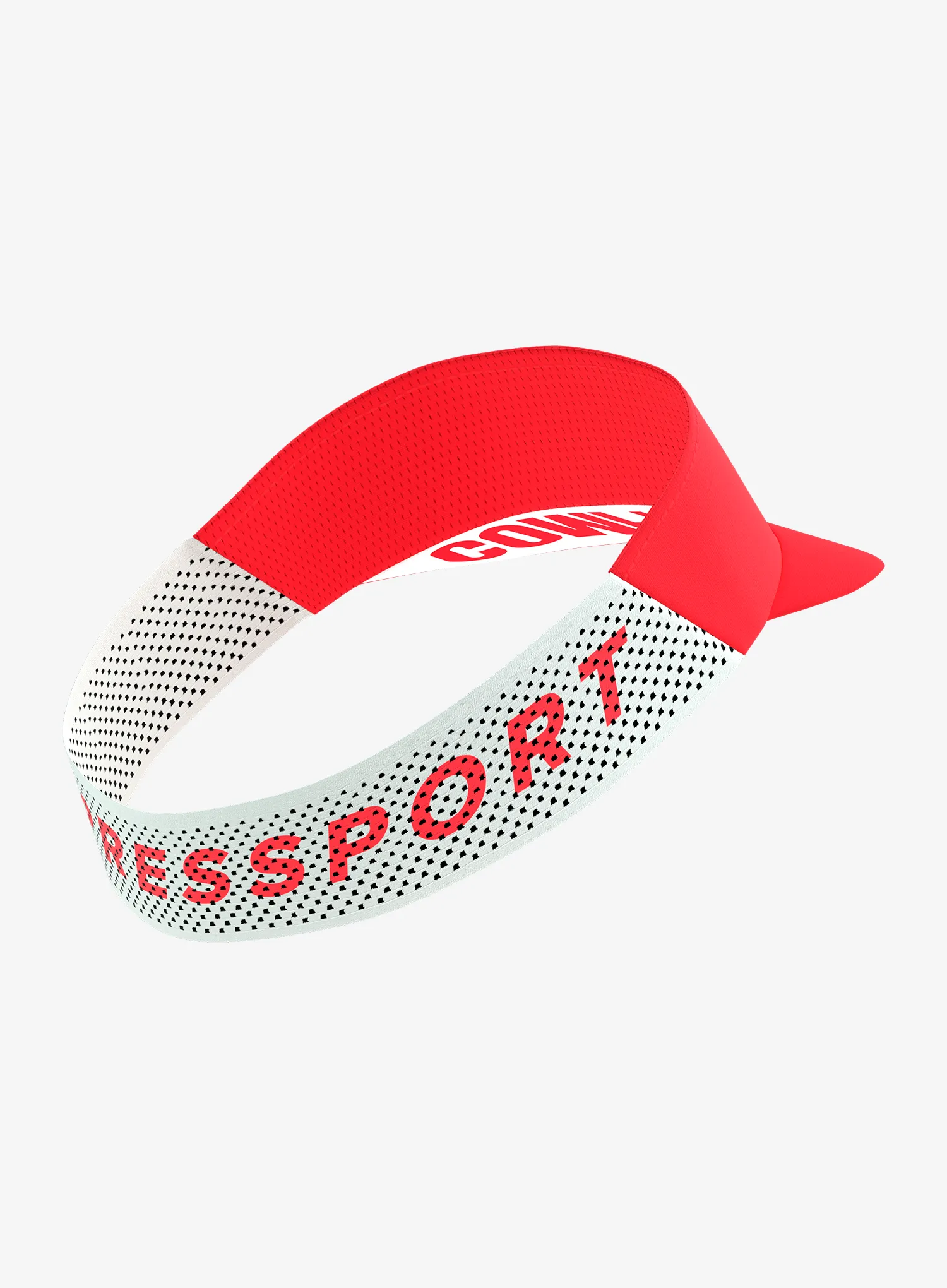 Bežecký šilt Compressport Pro Racing Visor - fluo red