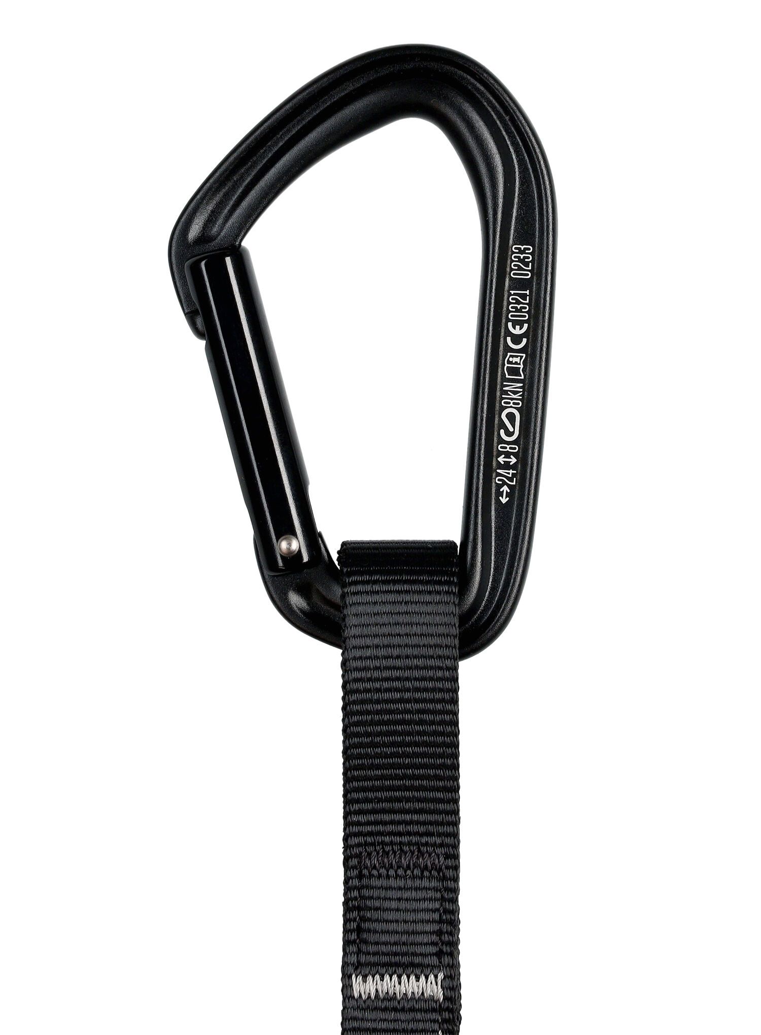 Expreska Black Diamond HotForge Quickdraw 16 cm - light gray