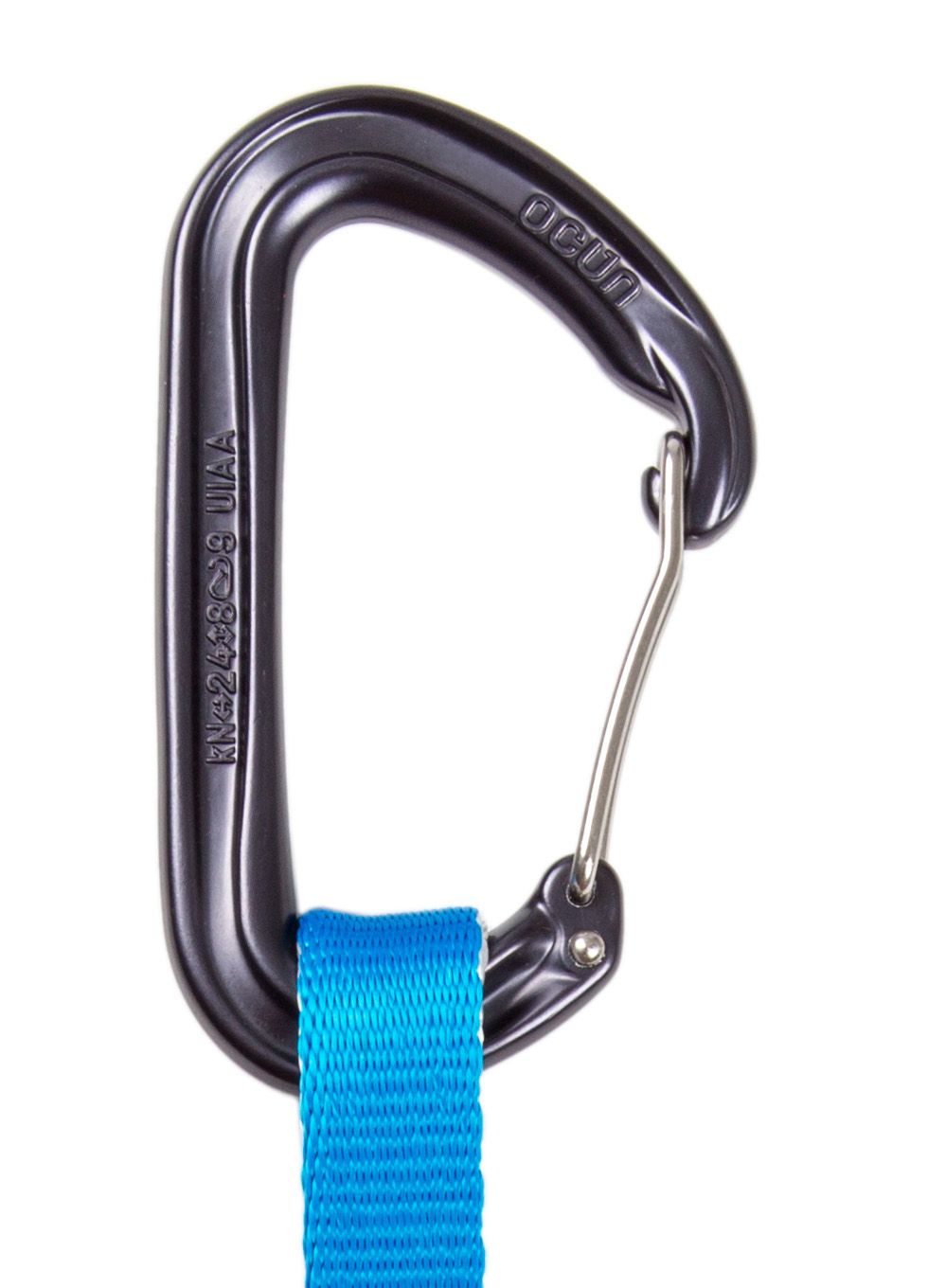Expreska Ocun Hawk QD Wire Eco-Pes 16 mm 15 cm - blue