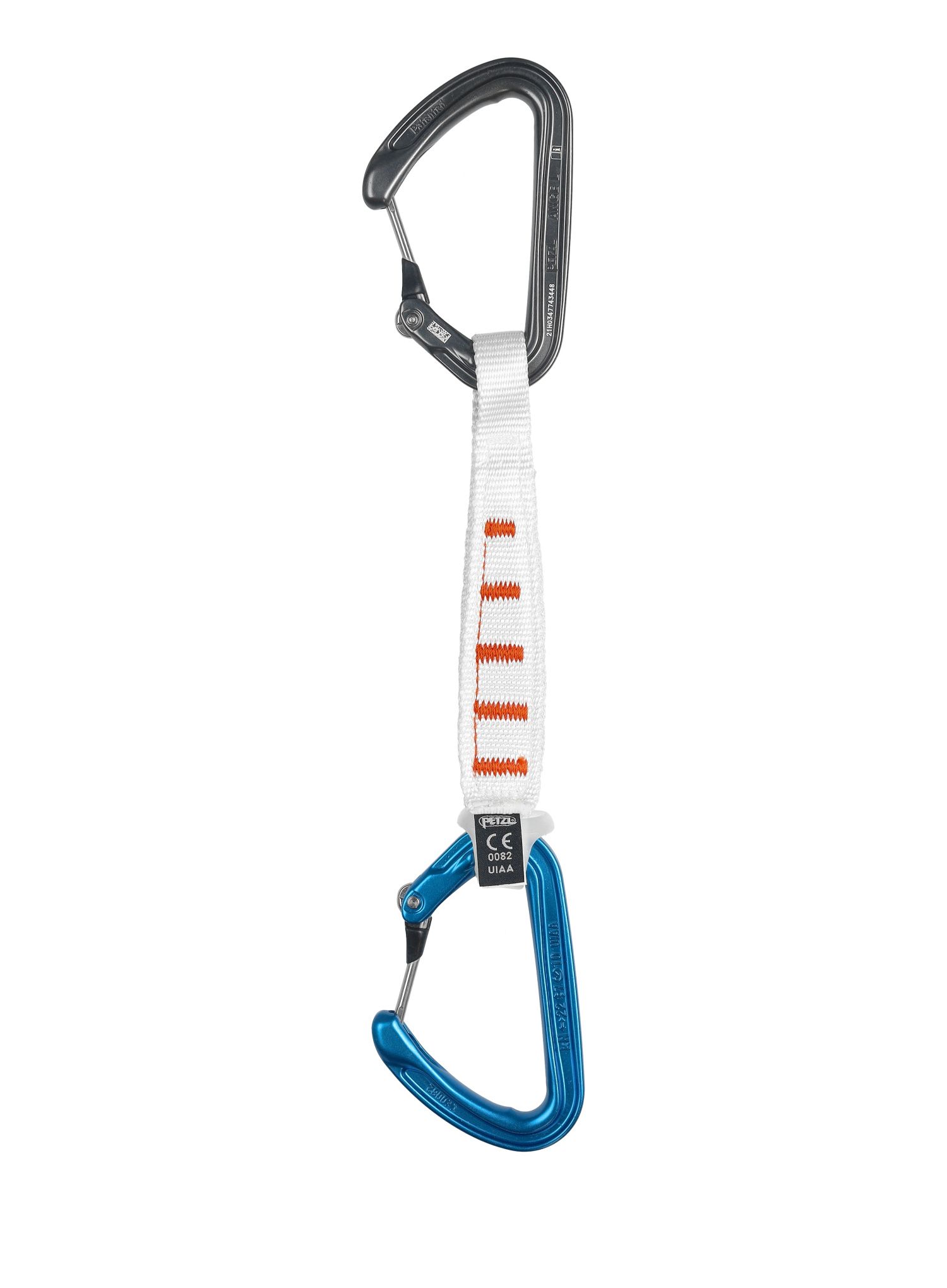 Expreska Petzl Ange Finesse 17cm - grey/blue