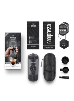 Stroj na kávu Wacaco Nanopresso Elements + etui - grey