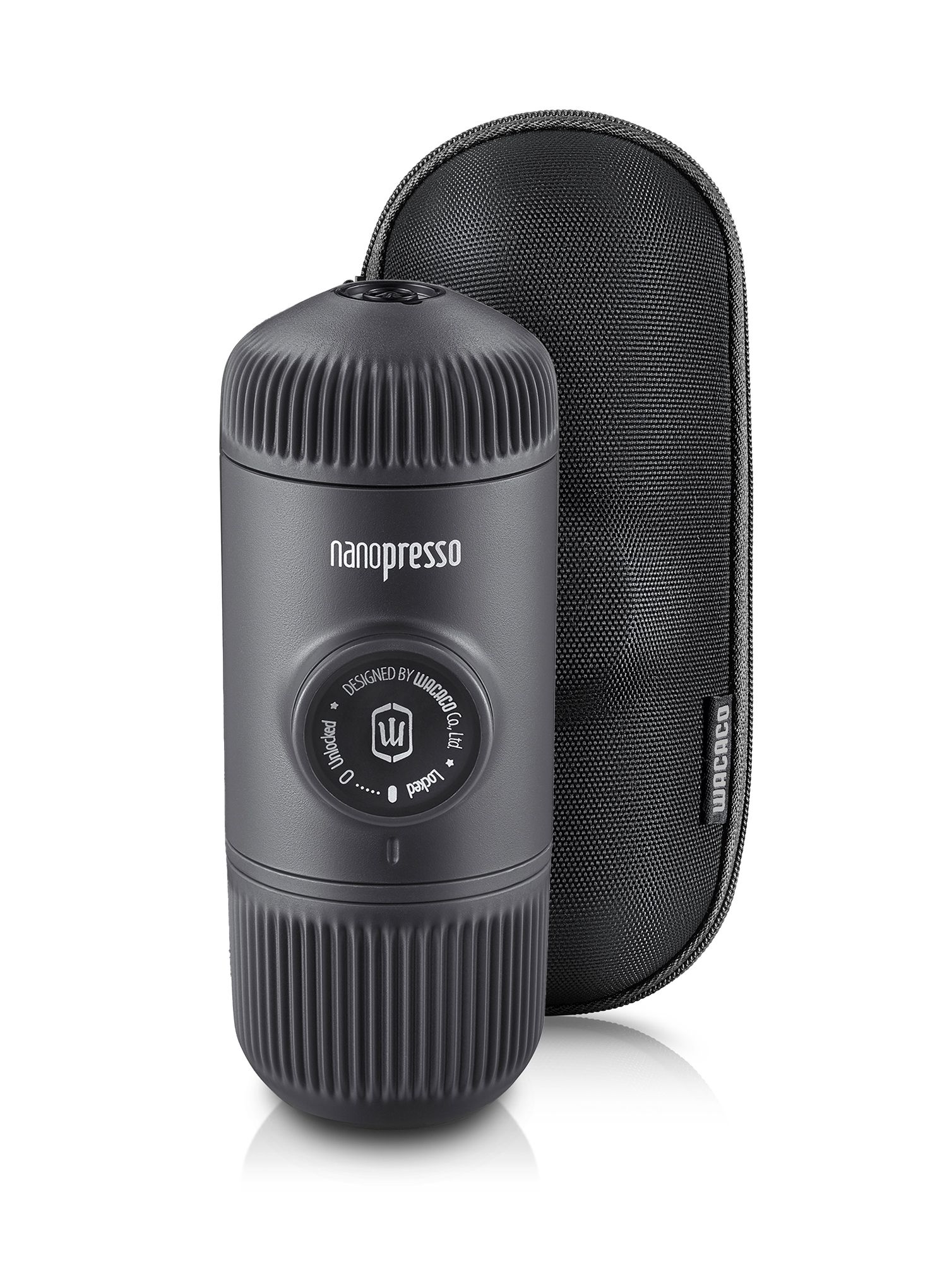 Stroj na kávu Wacaco Nanopresso Elements + etui - grey