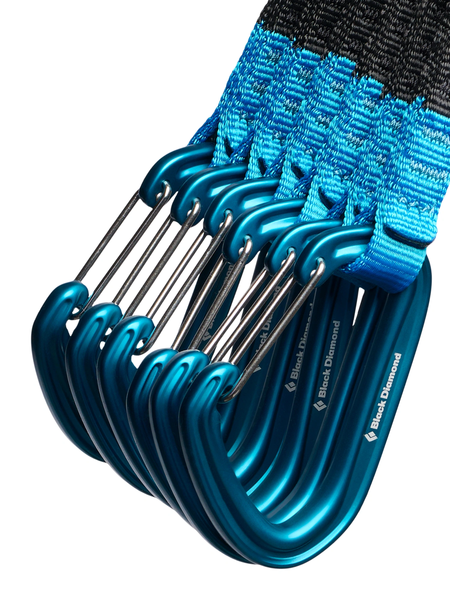 Lezecké expresky Black Diamond HotWire Quickpack 12 cm 6 pack - desert sky