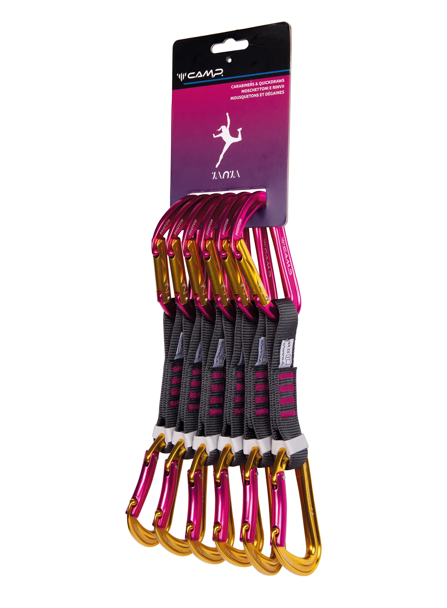 Lezecké expresky Camp Photon Express KS Janja 12 cm 6 Pack
