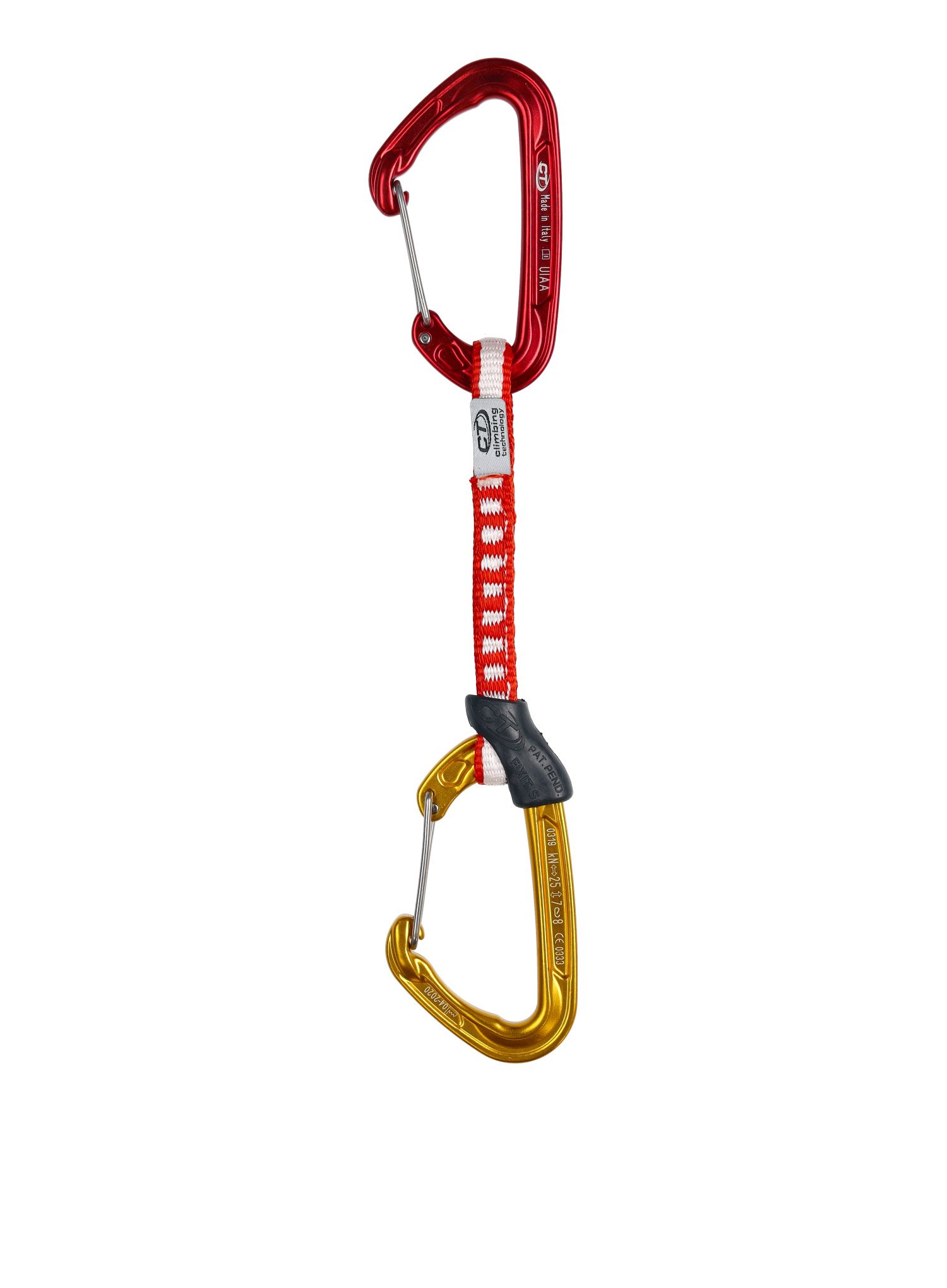 Lezecké expresky Climbing Technology/SKYLOTEC Fly-Weight Evo Set 12cm x6 - red/gold