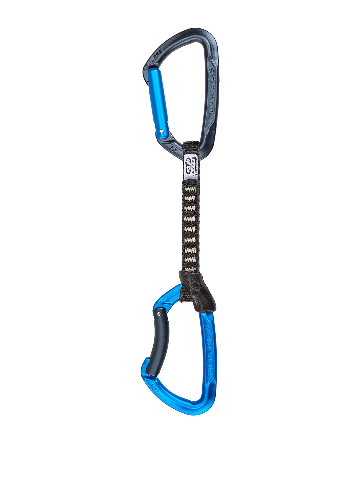 Lezecké expresky Climbing Technology/SKYLOTEC Lime B Set DY 12 cm 6-pack - anthracite/blue