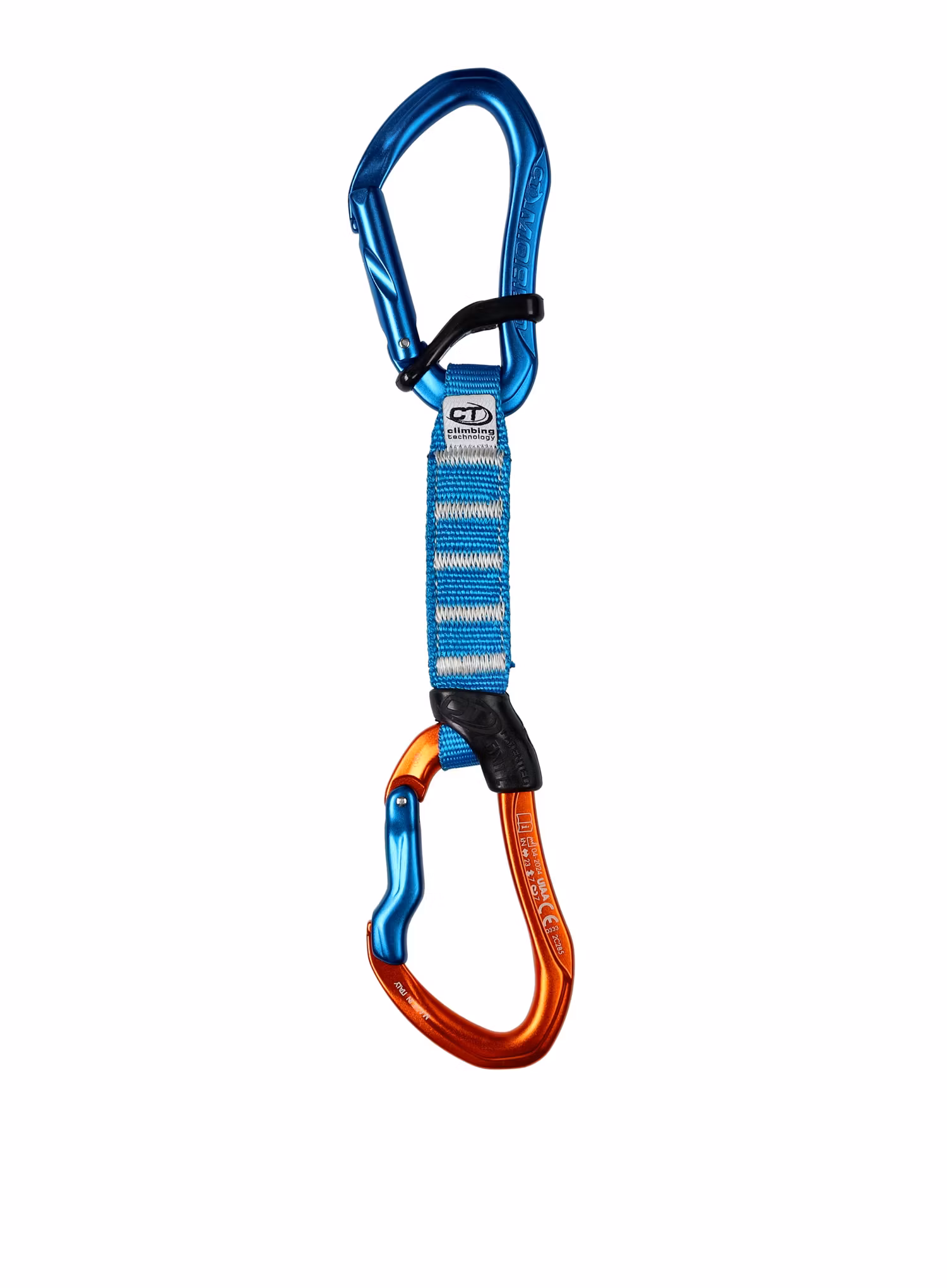Lezecké expresky Climbing Technology/SKYLOTEC Morfo Set UL Pro 12 cm 6-Pack - blue/orange