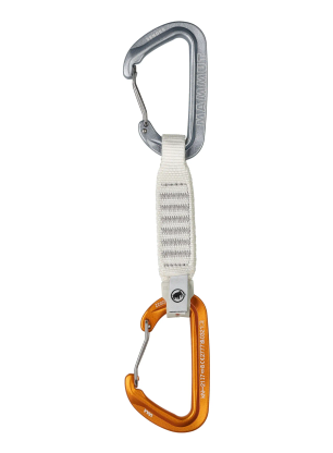 Lezecké expresky Mammut Sender Wire 12 cm 6-Pack Quickdraws - light grey/gold