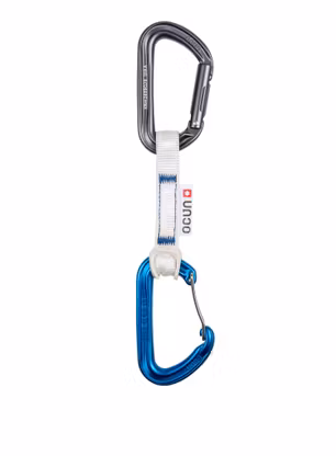Lezecké expresky Ocun Hawk QD Combi Bio-Dyn-Ring 15 mm 10 cm 6-pack - blue