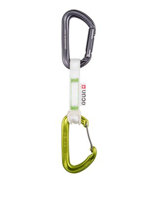 Lezecké expresky Ocun Hawk QD Combi Bio-Dyn-Ring 15 mm 10 cm 6-pack - green