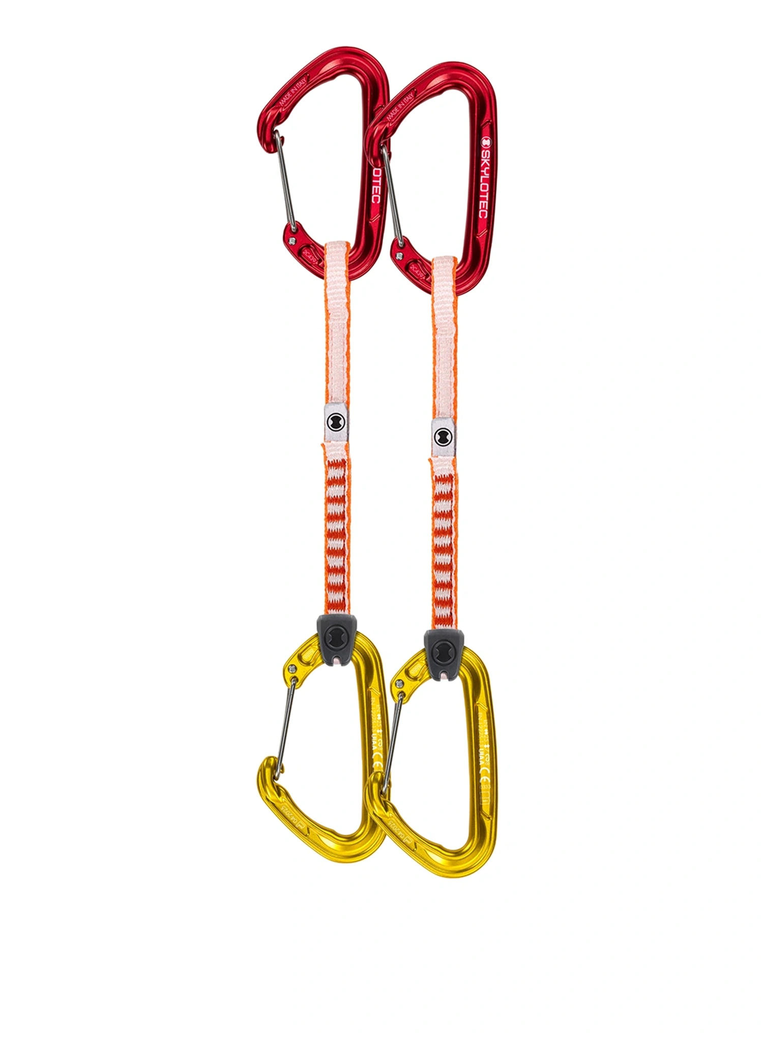Lezecké expresky SKYLOTEC Fly-Weight Evo Set UL - 6 Pack 12 cm - red/gold