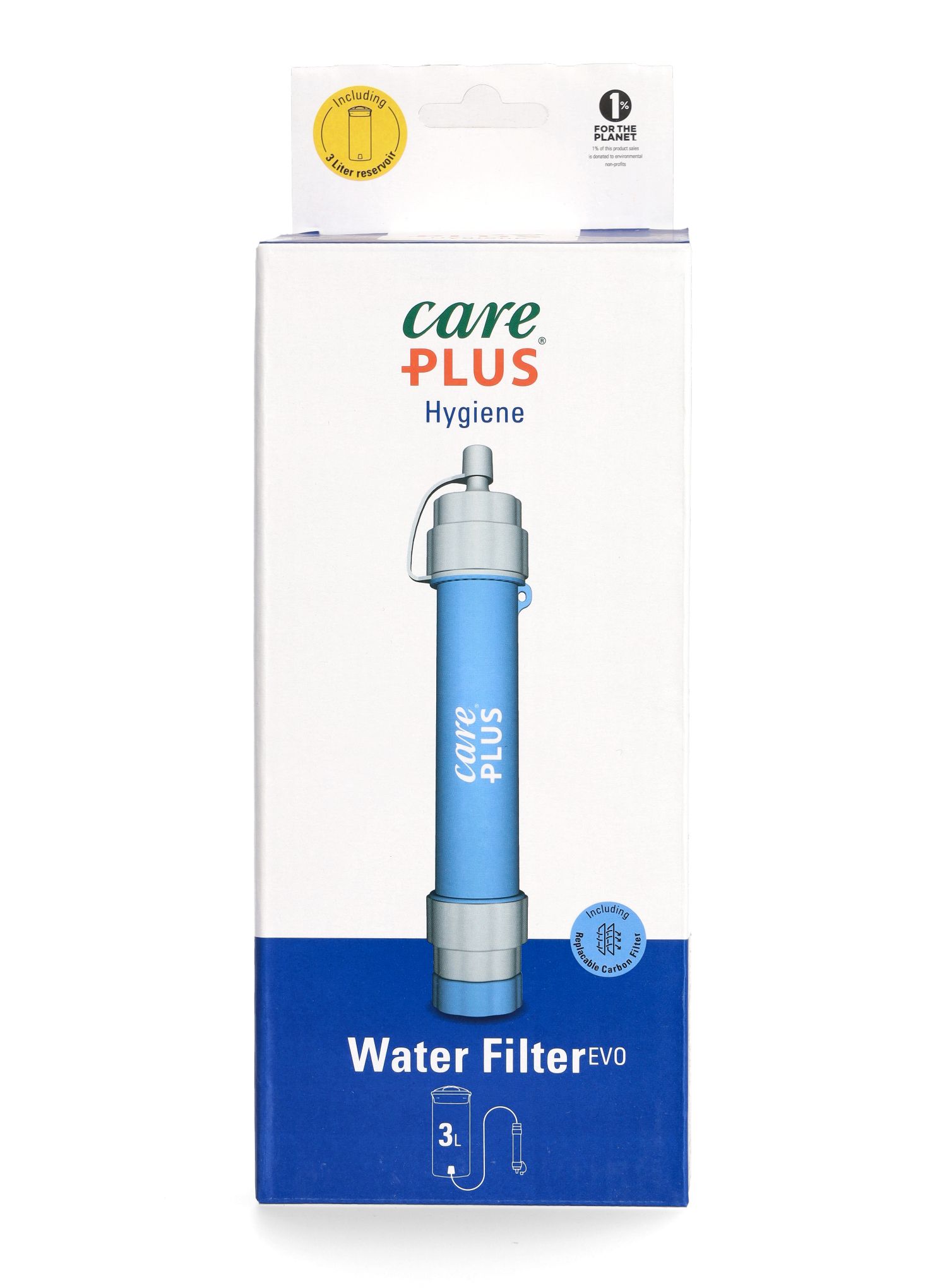 Vodný filter Care Plus Water Filter - Evo 3l - blue