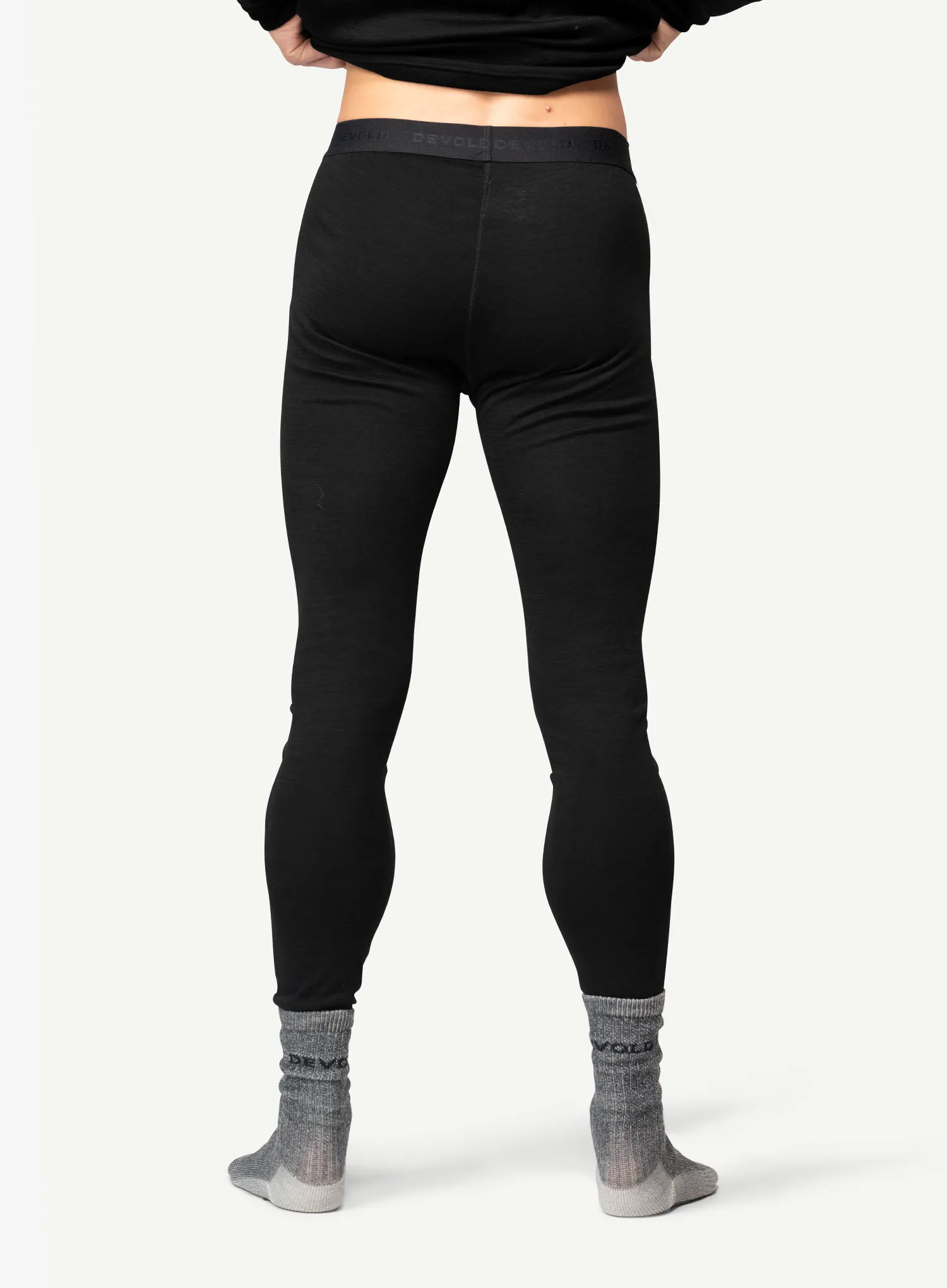 Funkčné legíny Devold Duo Active Merino 205 Longs - black