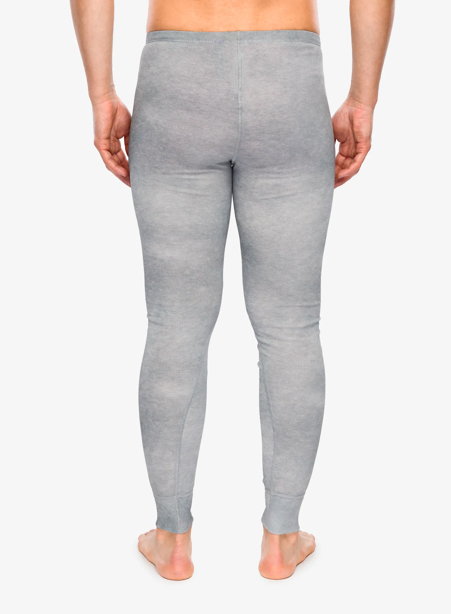 Funkčné legíny Odlo Active Warm X Pow BL Bottom Long - silver grey
