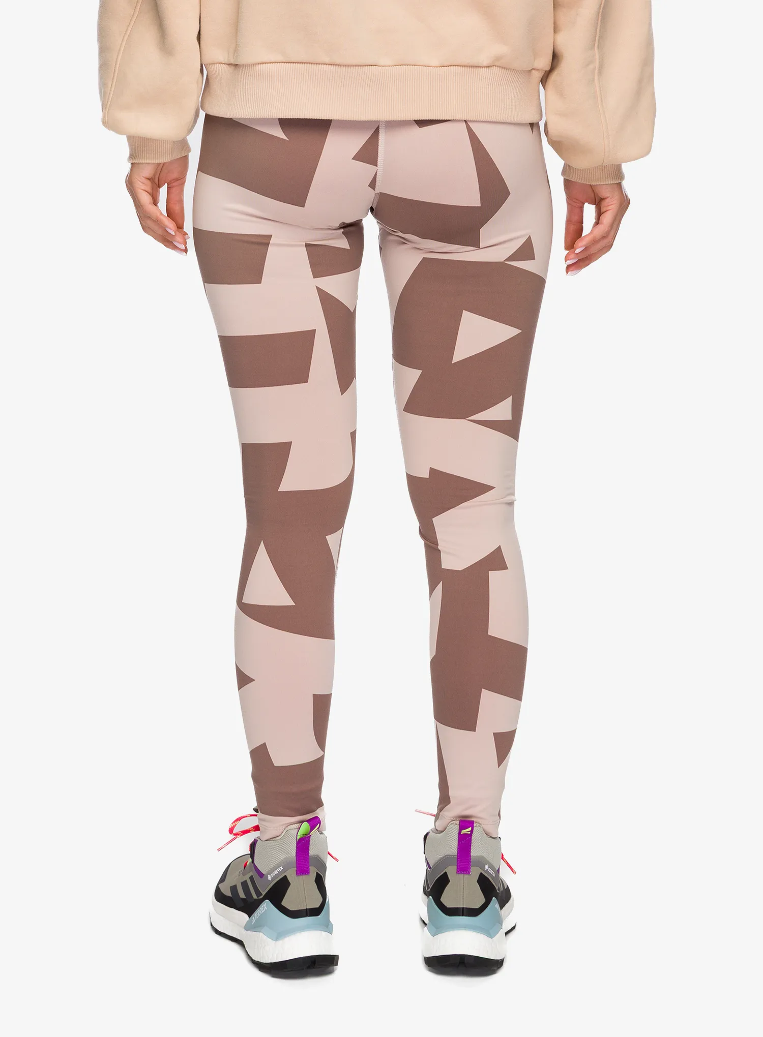 Dámske funkčné legíny adidas TERREX Multi Synthetic Base Layer Leggings - wonder taupe