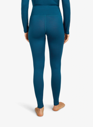Dámske funkčné legíny Icebreaker Merino 260 Tech High Rise Leggings - atlantis