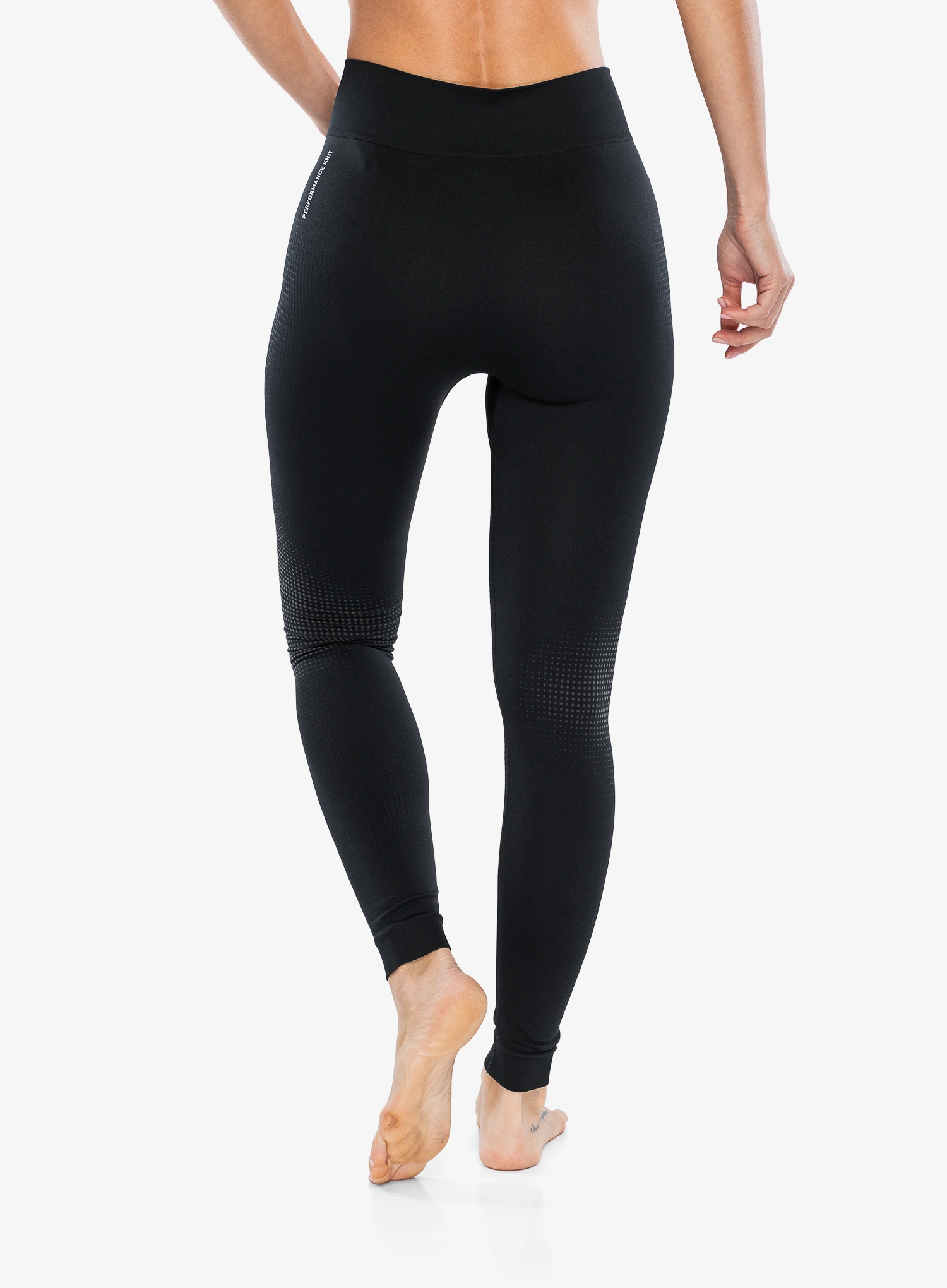 Dámske funkčné legíny Odlo Performance Warm BL Bottom Long - graphite grey