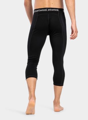Funkčné legíny SmartWool Merino 250 3/4 Bottom - black