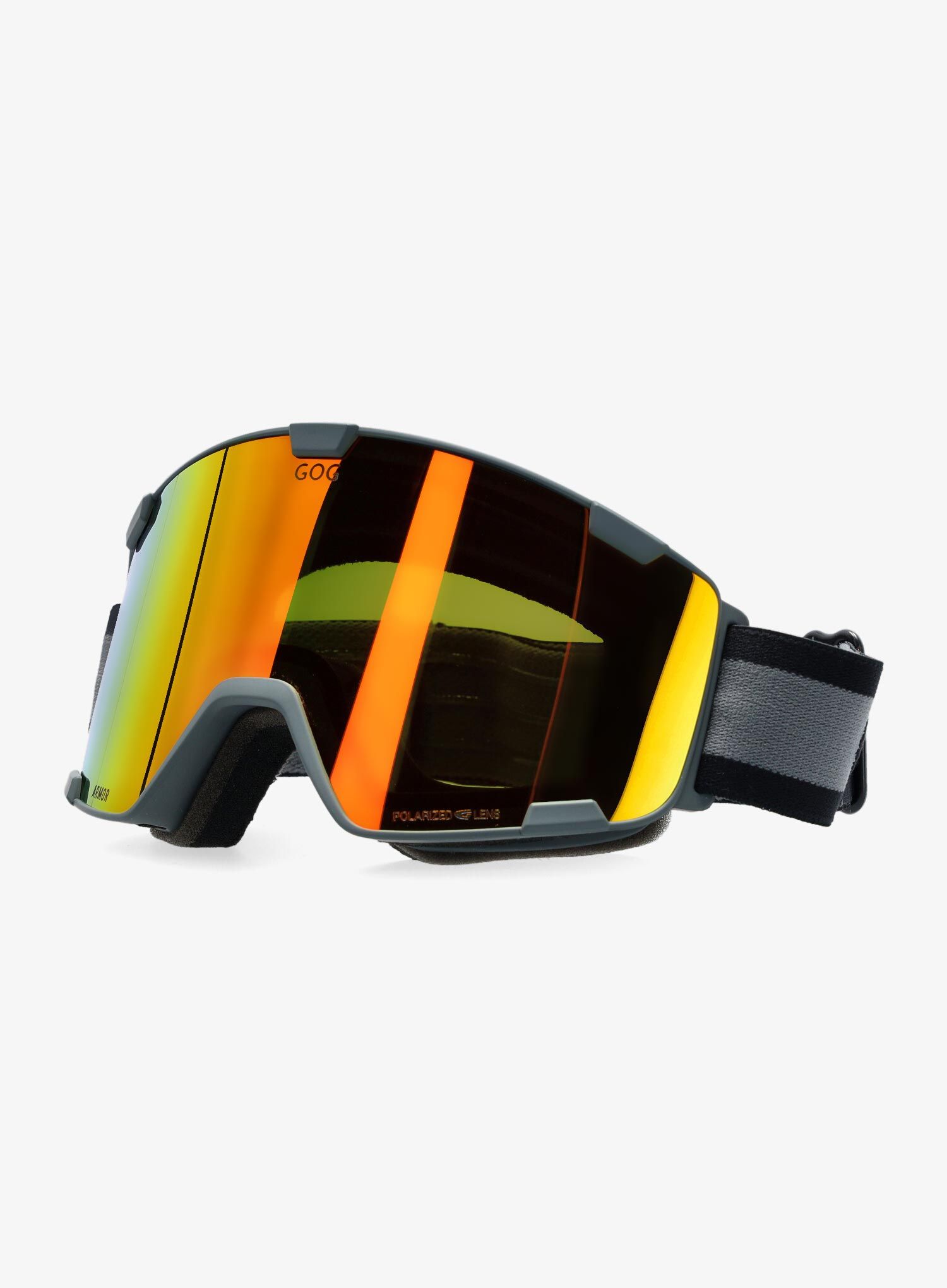 Lyžiarske okuliare GOG Armor - matt black/polychromatic red
