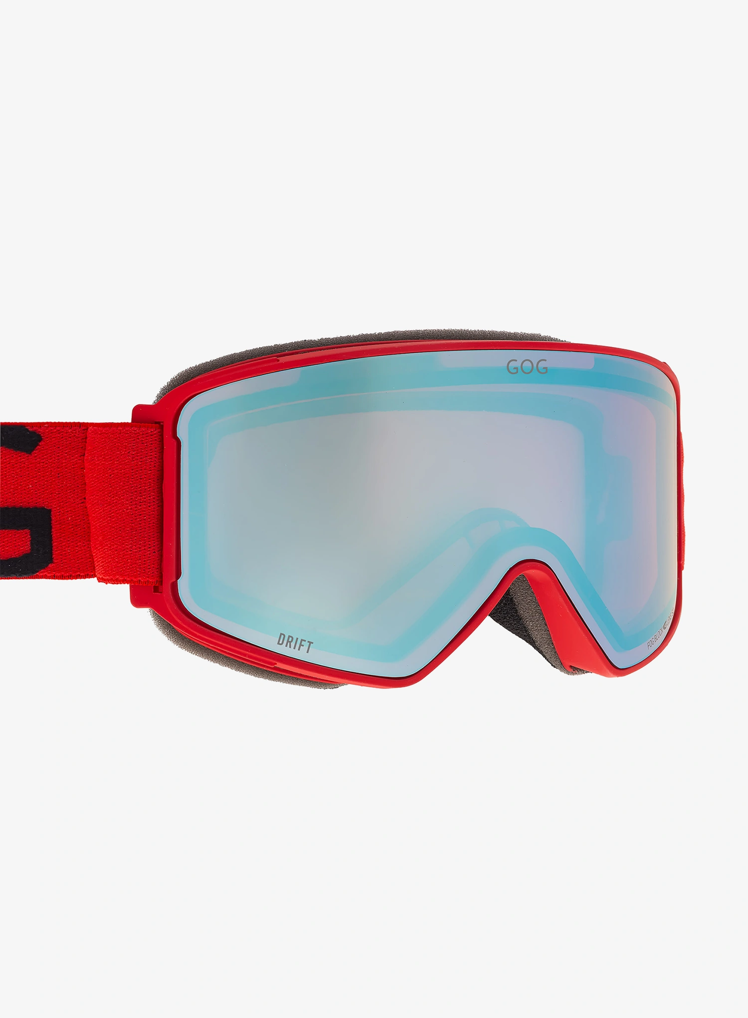 Lyžiarske okuliare GOG Drift - matt red/reflex blue S2