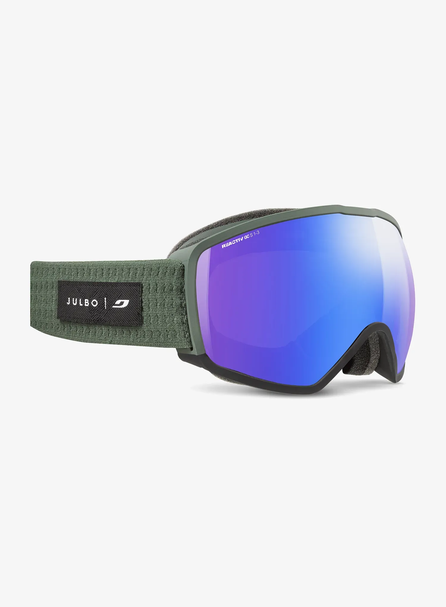Lyžiarske okuliare Julbo Hit - Reactiv 1-3 Glare Control - dark green/black