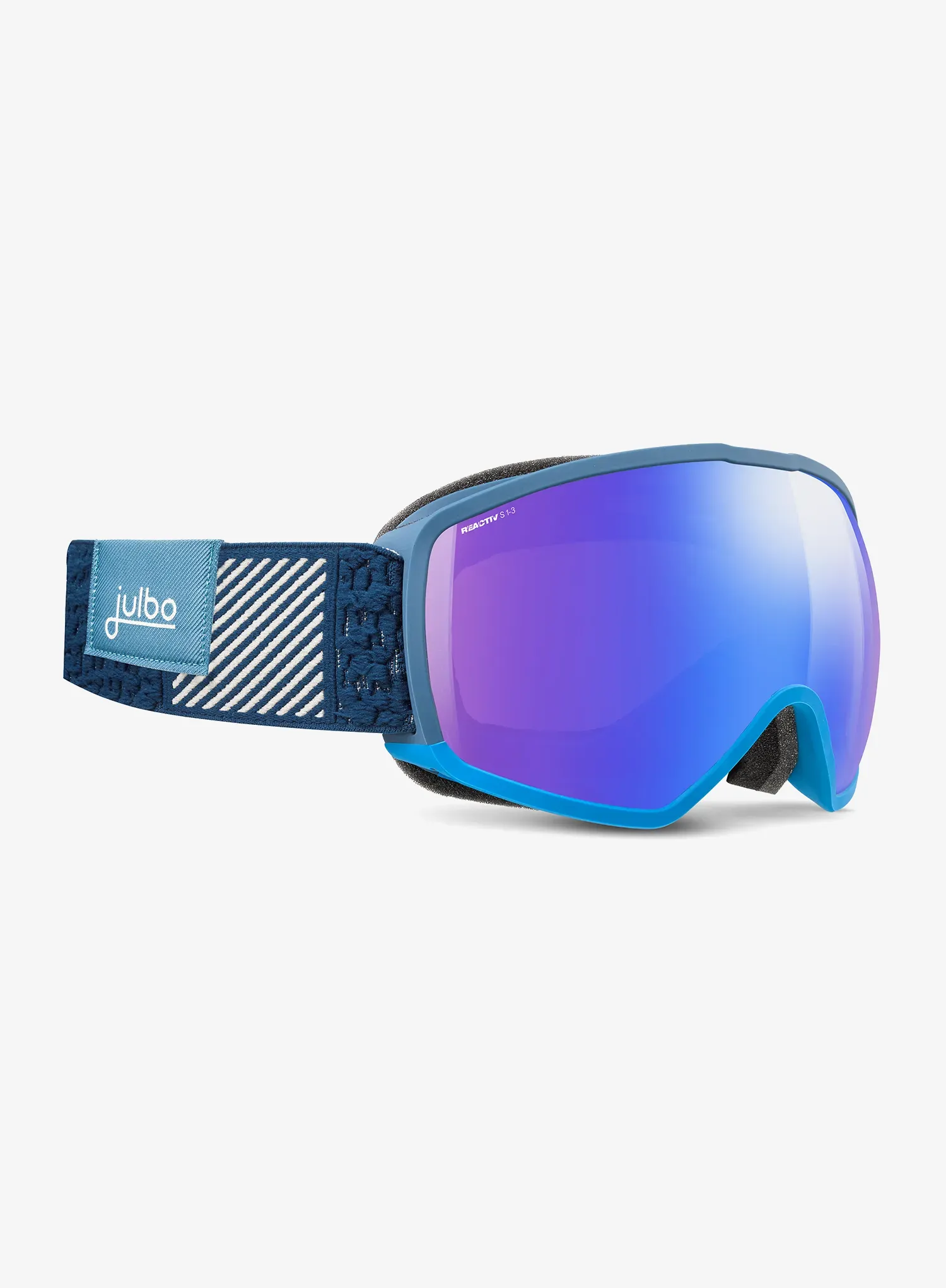 Lyžiarske okuliare Julbo Hit - Reactiv 1-3 High Contrast - dark blue/blue