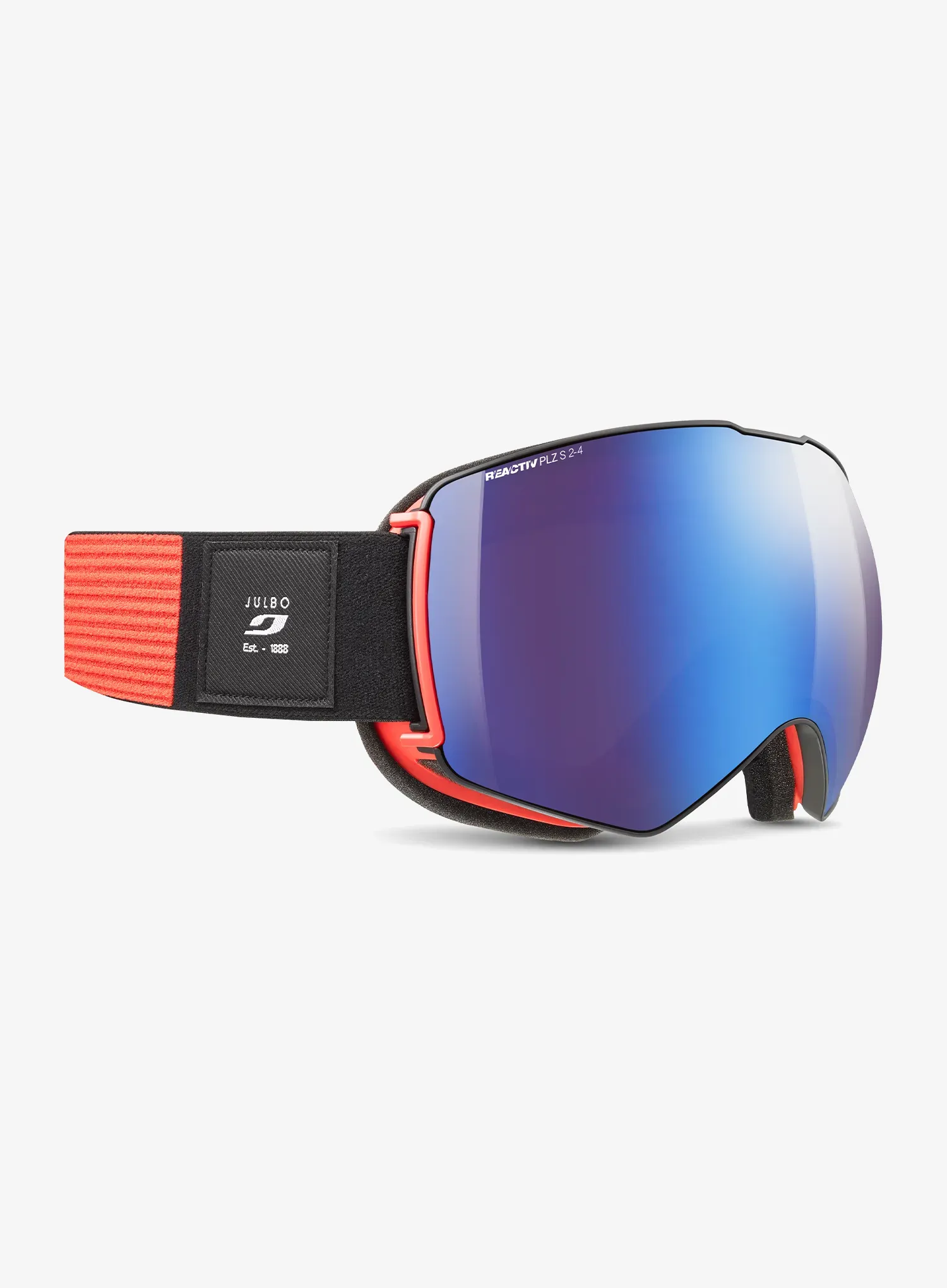 Lyžiarske okuliare Julbo Lightyear - Reactiv 2-4 Polarized - red/black