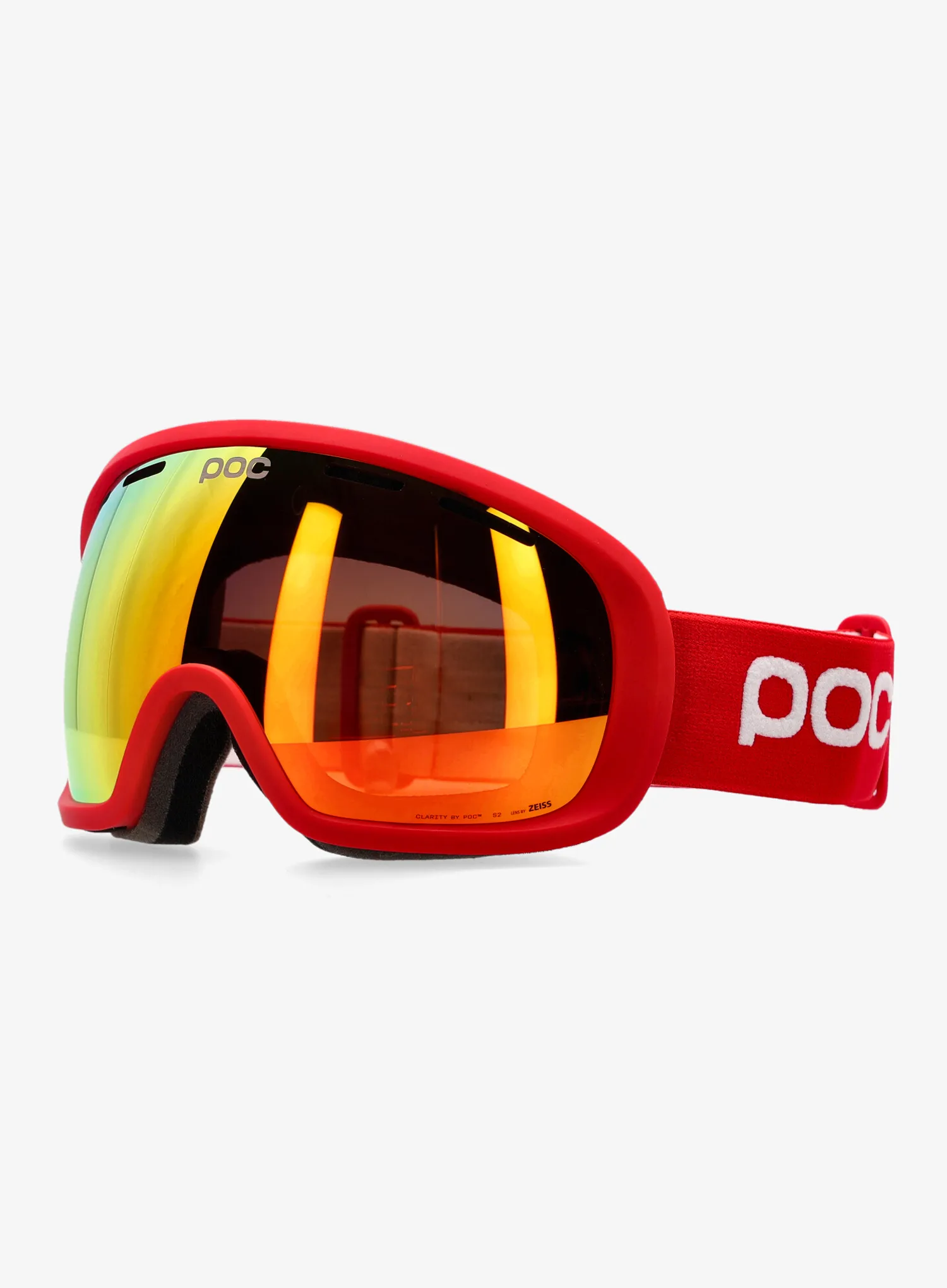 Lyžiarske okuliare POC Fovea - prismane red/sunny orange